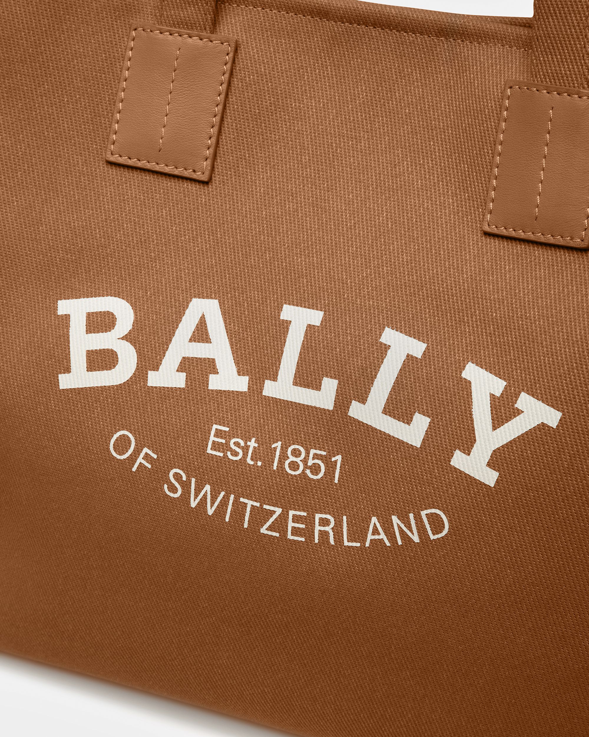 Crystalia Tragetasche Aus Leder In Braun - Damen - Bally - 04