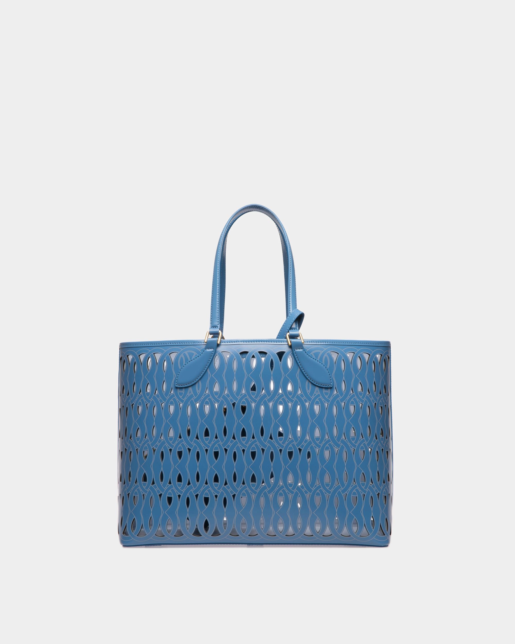 Lago Tragetasche Aus Blauem Leder - Damen - Bally - 02