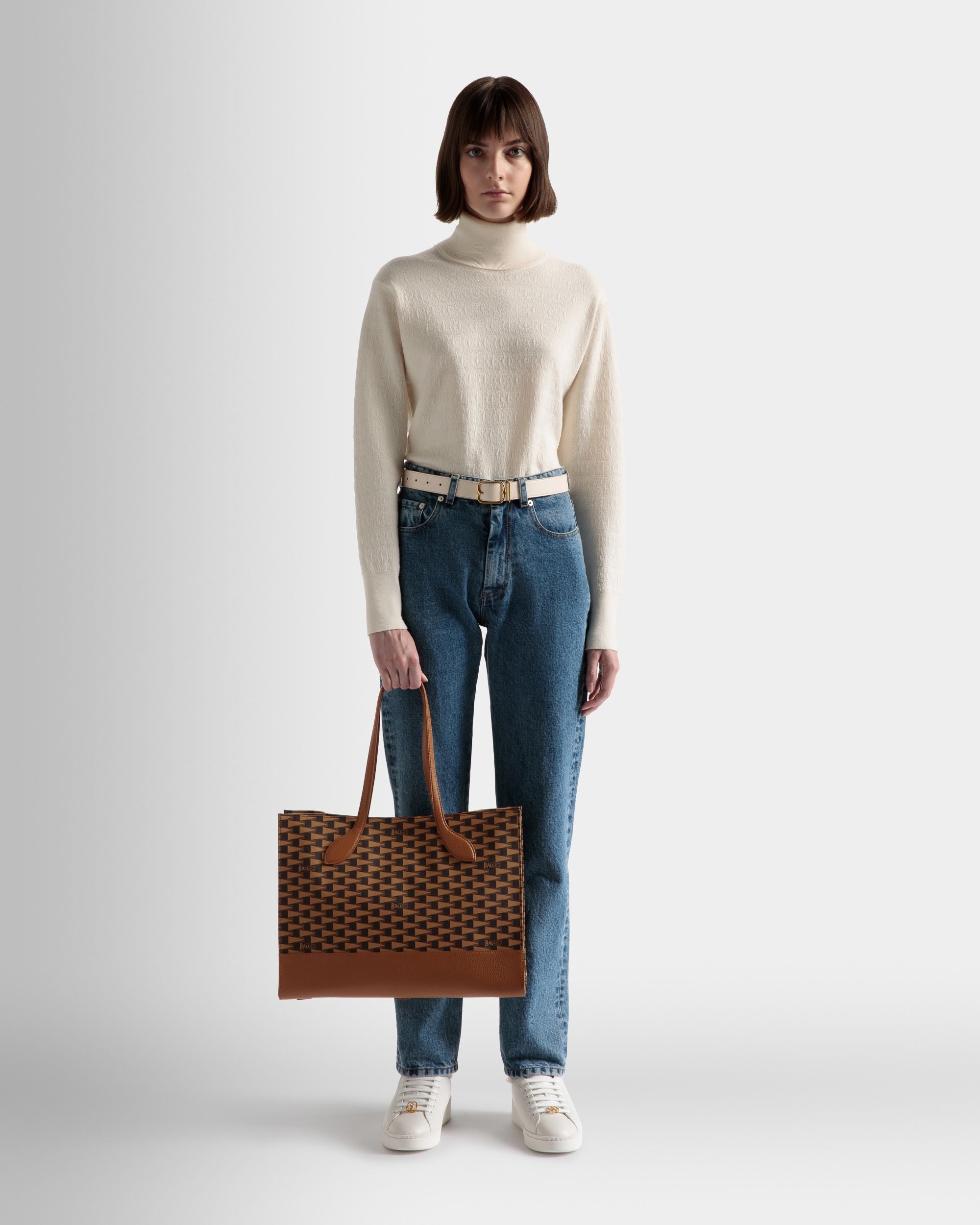 Pennant Tragetasche Aus TPU In Desert - Damen - Bally - 02