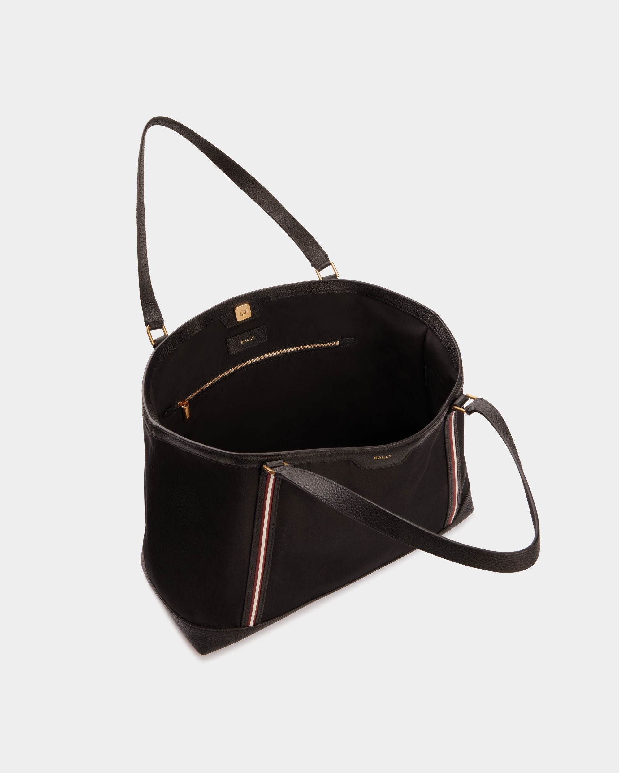 Code Tragetasche Aus Nylon Und Leder In Schwarz - Damen - Bally - 04