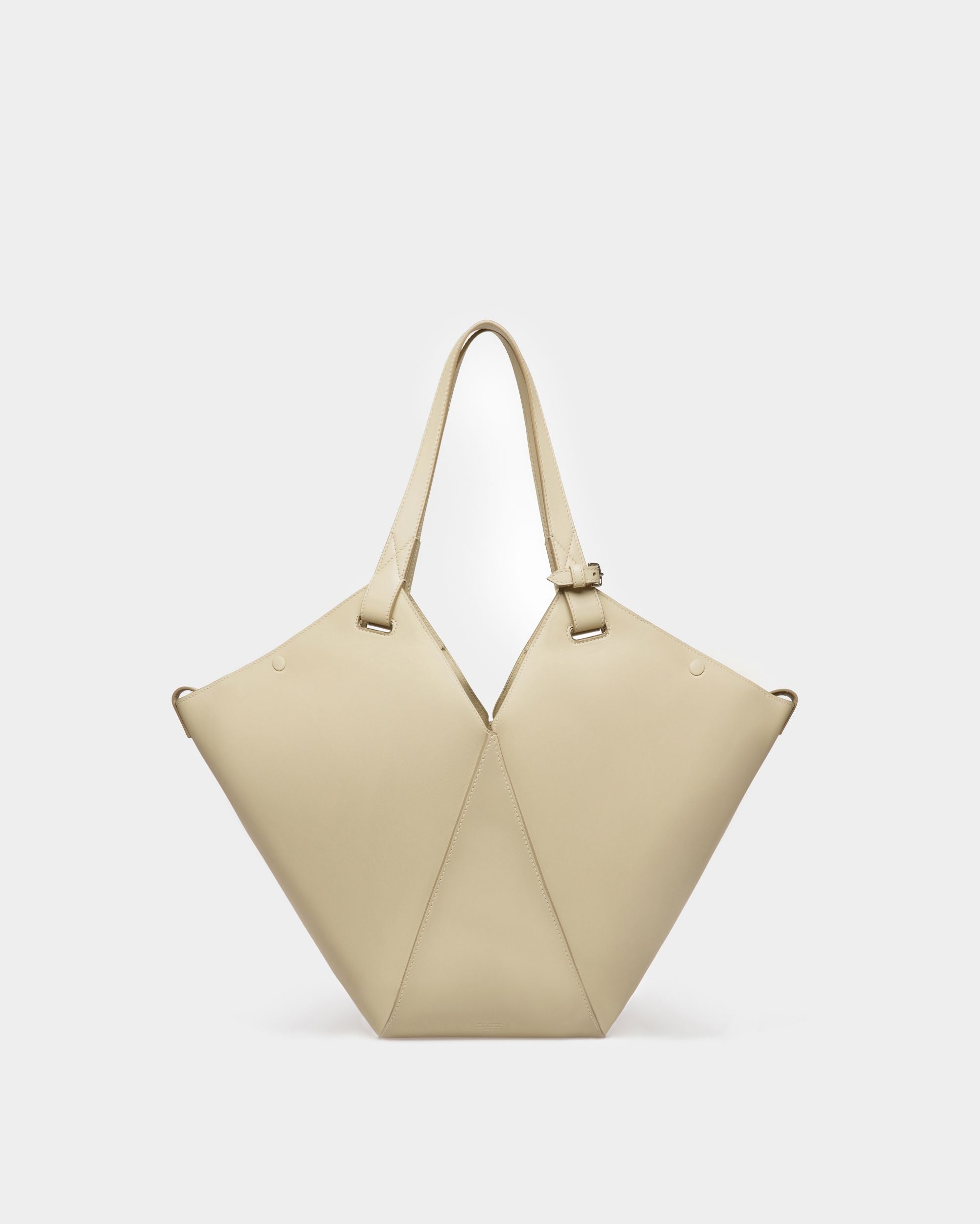 Ahria Shopper Aus Hellbeigem Leder - Damen - Bally - 01