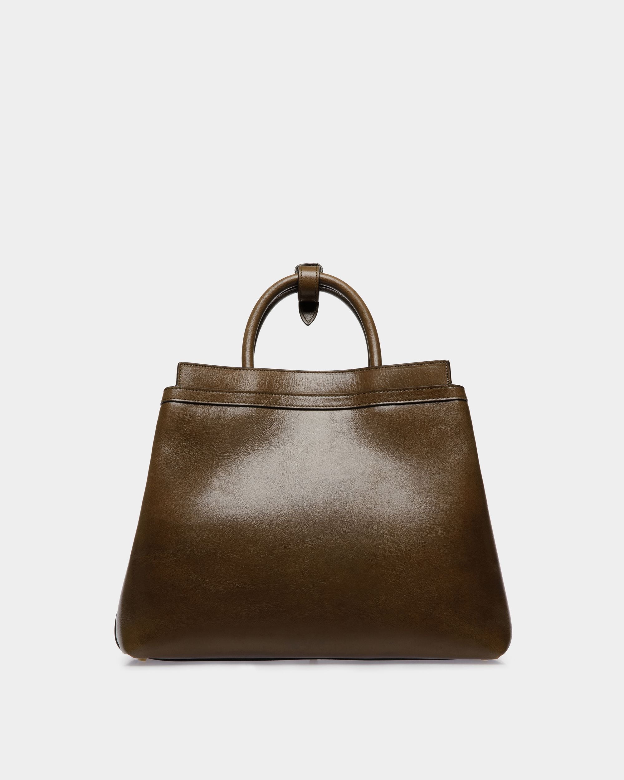 Tragetasche Deco Für Damen Aus Leder In Marron Glacé - Damen - Bally - 03