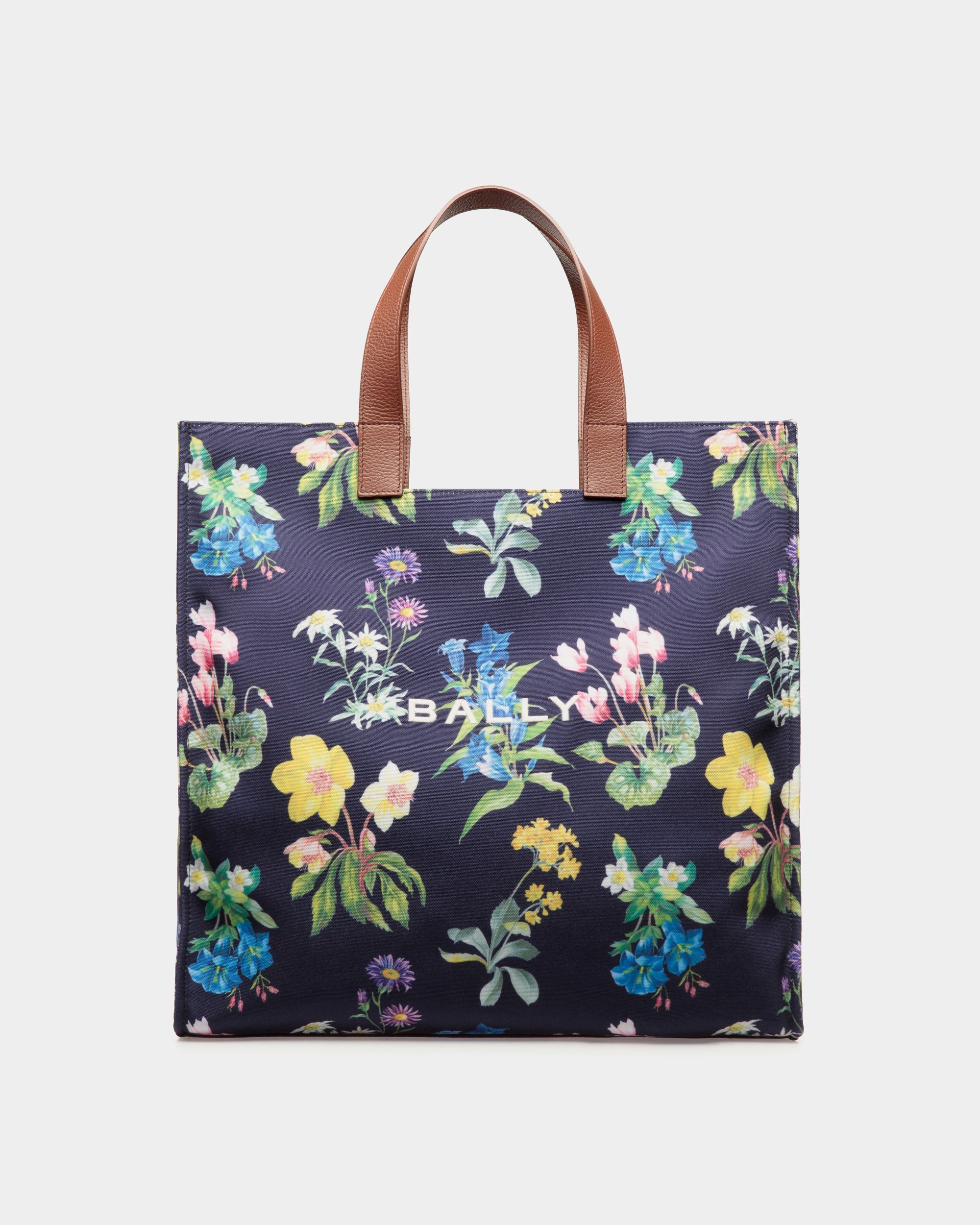 Easy Bally Tragetasche Für Damen Aus Canvas Und Leder Mit Mountain Flower-Print - Damen - Bally - 01