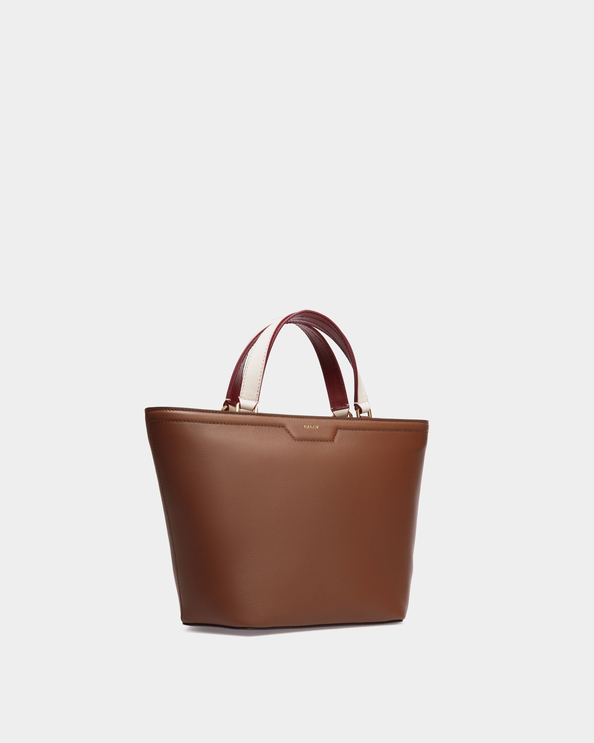 Kleine Code Tragetasche Aus Leder In Braun - Damen - Bally - 03