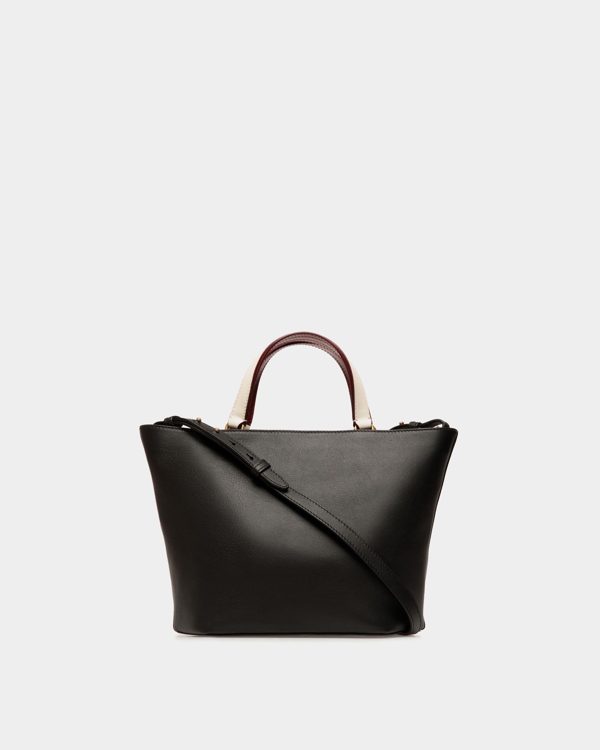 Kleine Code Tragetasche Aus Leder In Schwarz - Damen - Bally - 02