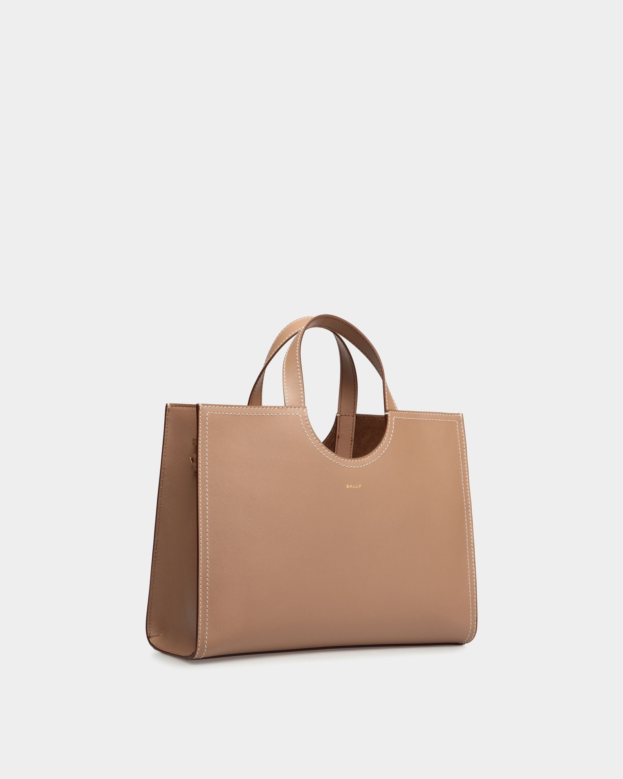 Easy Bally Tragetasche Aus Leder In Praline Beige - Damen - Bally - 04