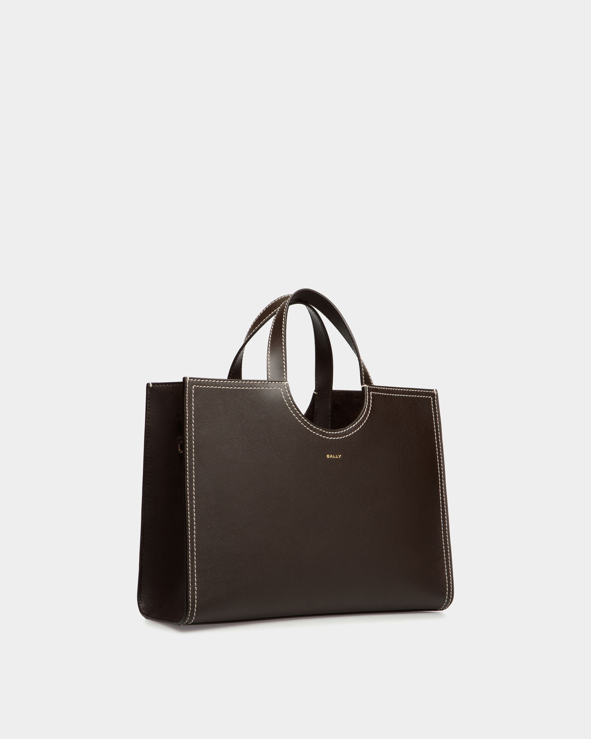 Easy Bally Tragetasche Aus Leder In Ebenholzschwarz - Damen - Bally - 04