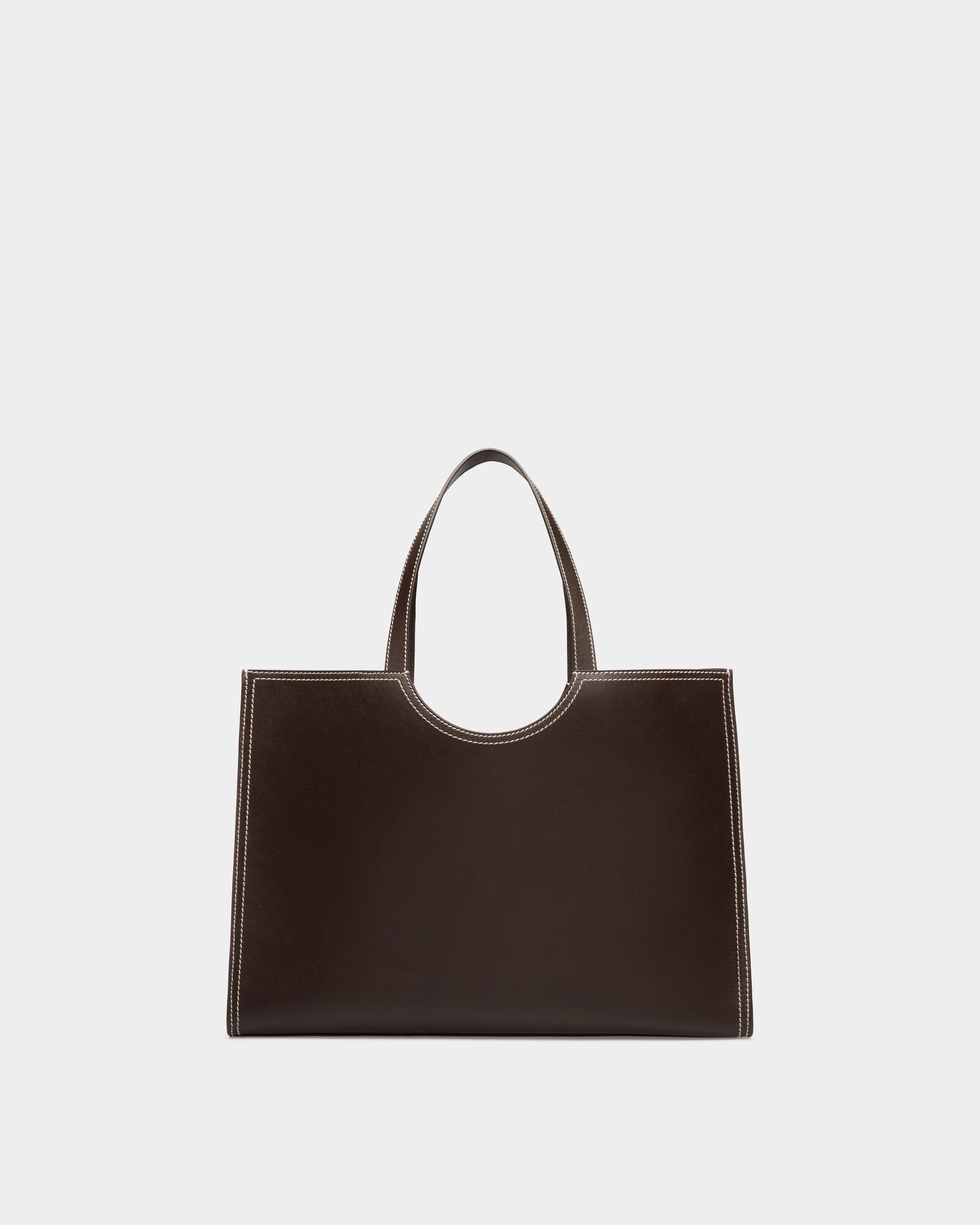 Easy Bally Tragetasche Aus Leder In Ebenholzschwarz - Damen - Bally - 03