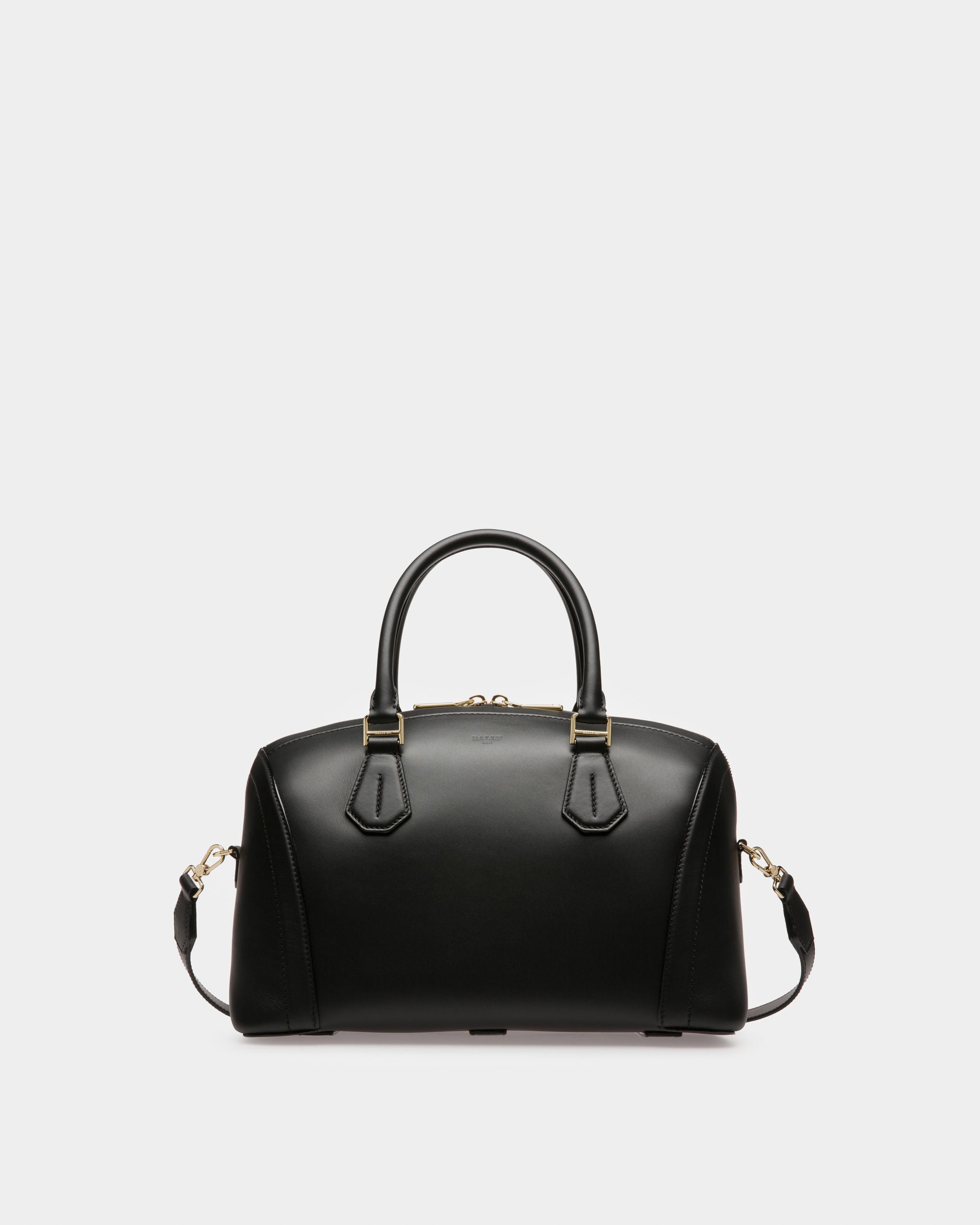 Saffi Henkeltasche Aus Schwarzem Leder - Damen - Bally - 01