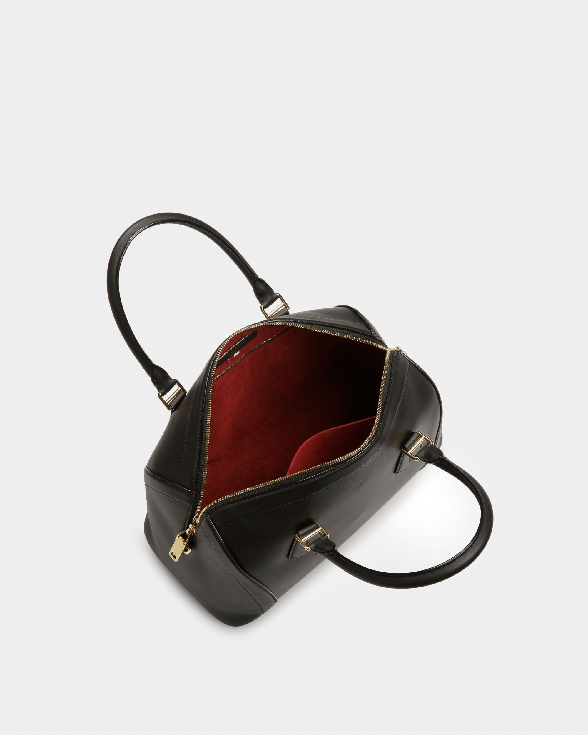 Saffi Henkeltasche Aus Schwarzem Leder - Damen - Bally - 03