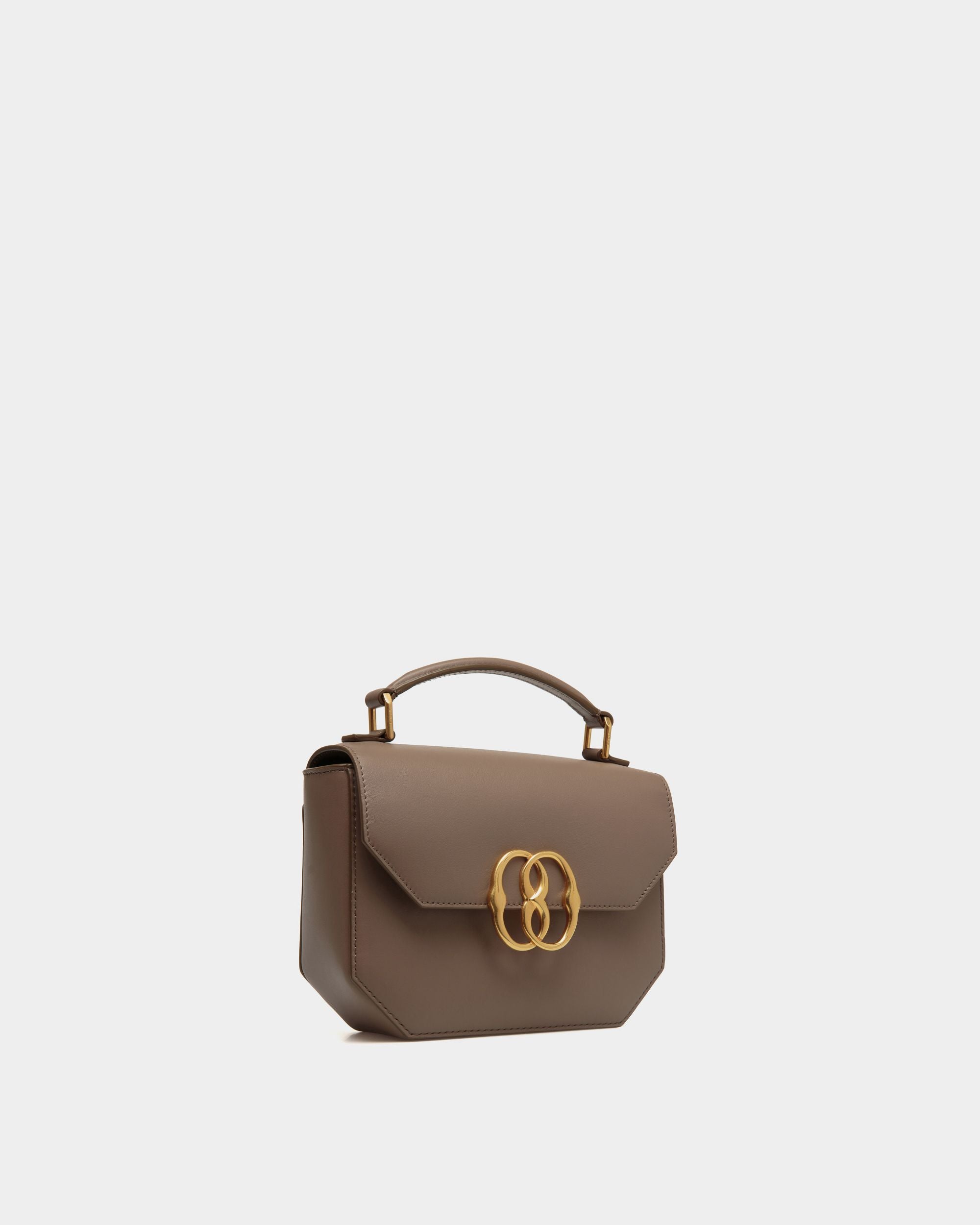 Emblem Minibag Aus Leder In Beige - Damen - Bally - 03