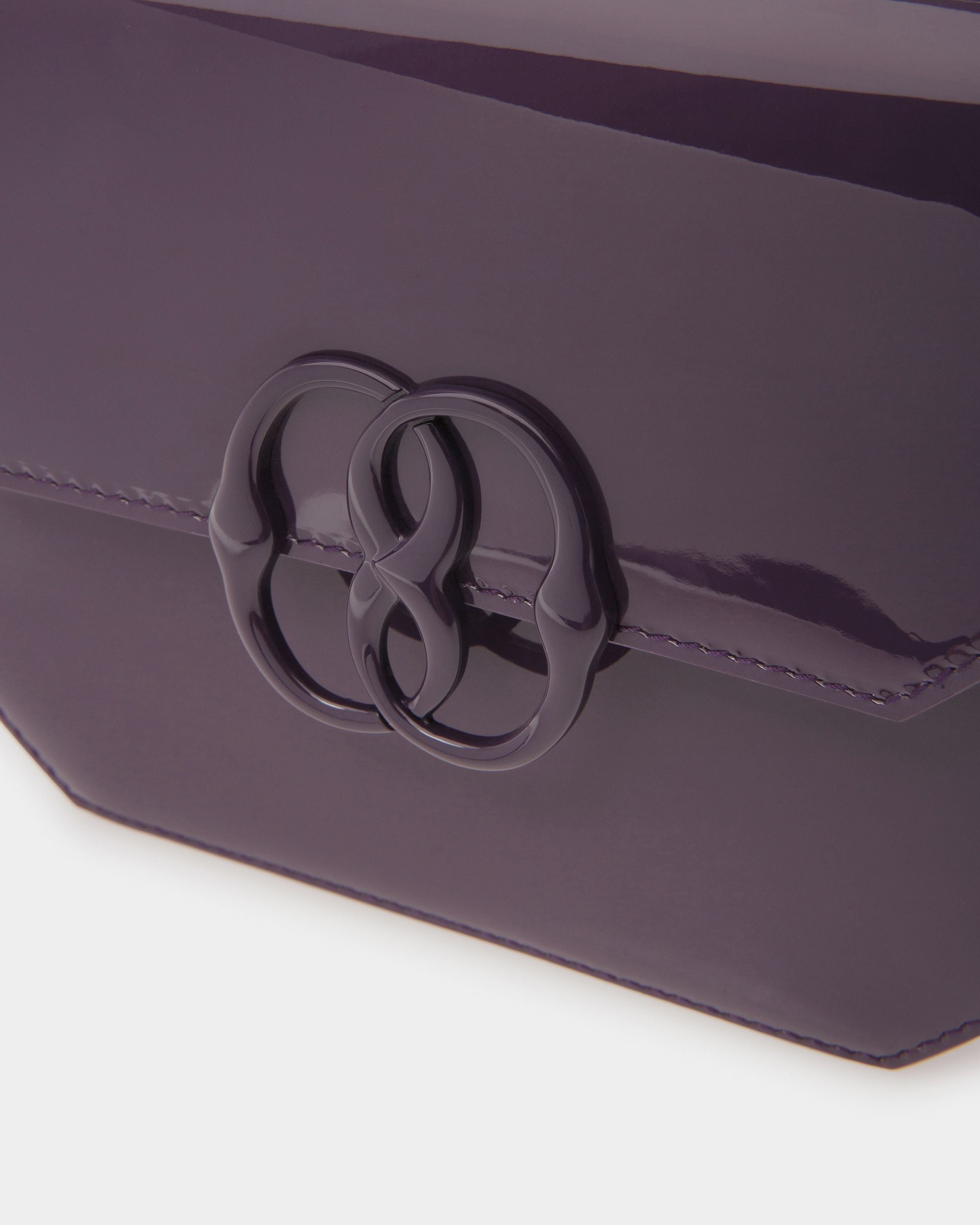 Emblem Minibag Aus Leder In Orchidee - Damen - Bally - 05