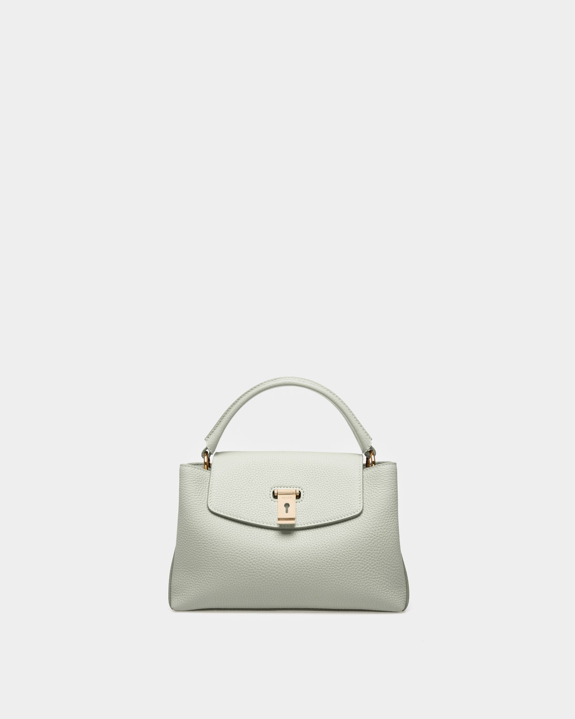 Layka Small Henkeltasche Aus Hellblauem Leder - Damen - Bally - 01