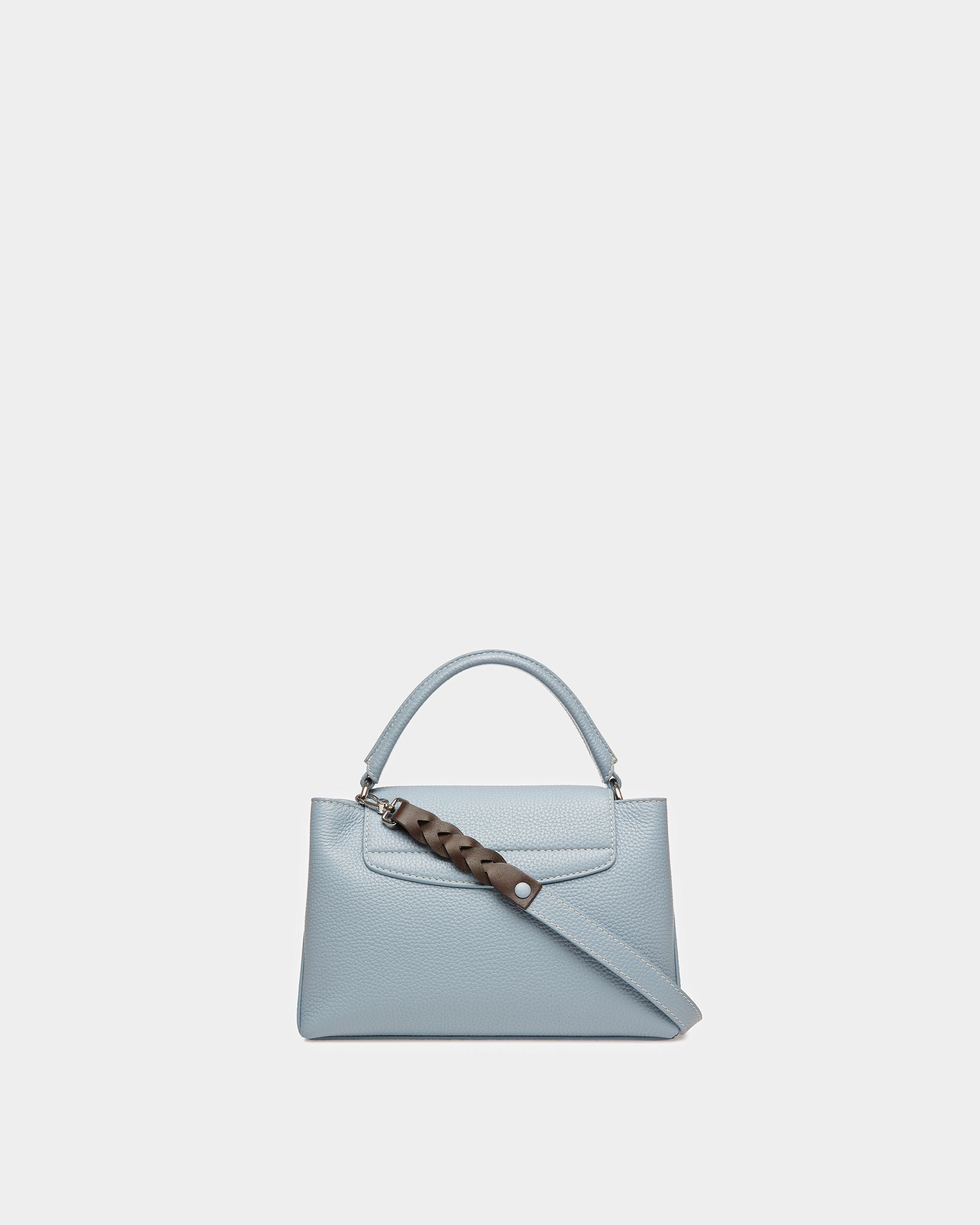 Layka Small Henkeltasche Aus Leder In Hellblau - Damen - Bally - 02
