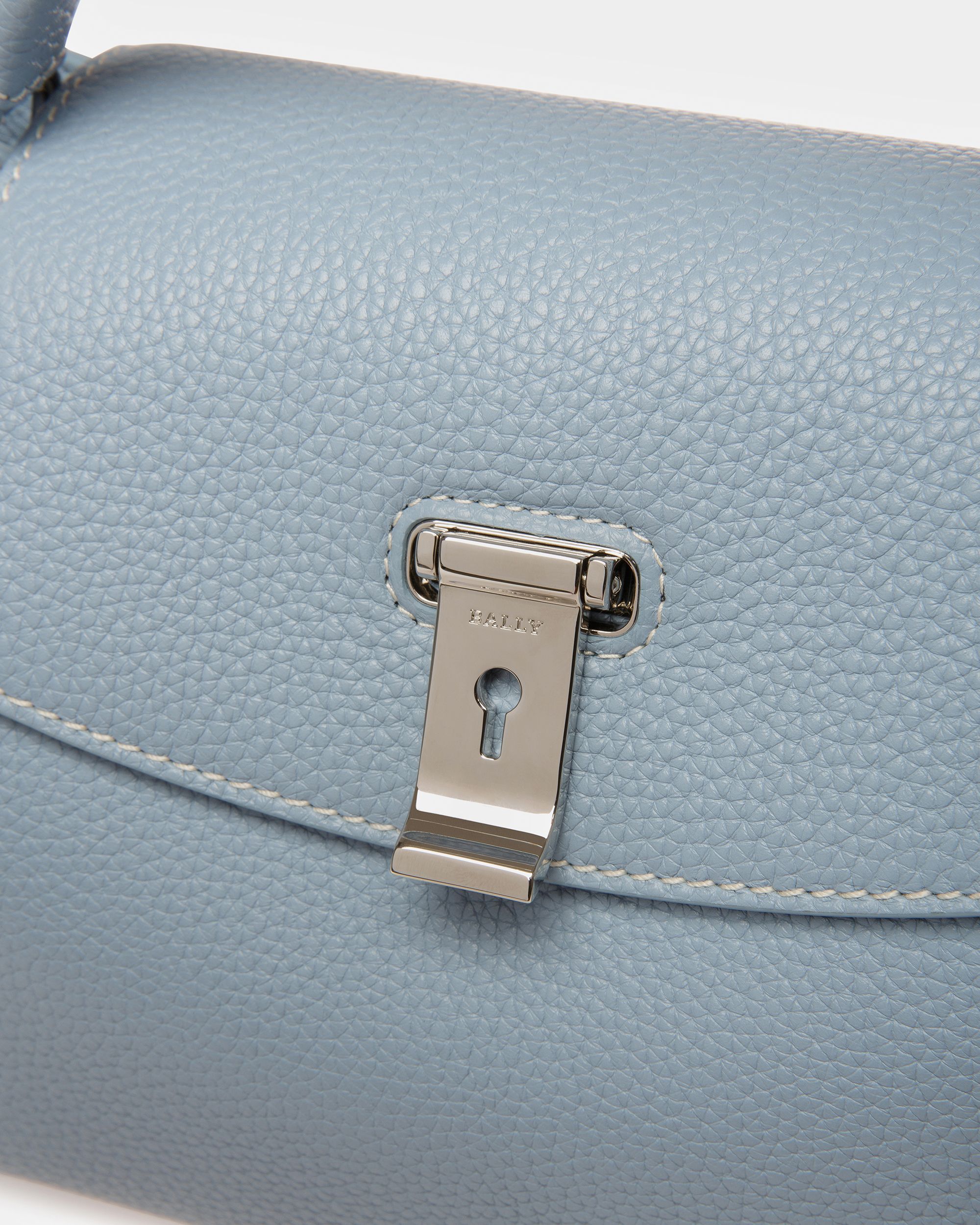Layka Small Henkeltasche Aus Leder In Hellblau - Damen - Bally - 04