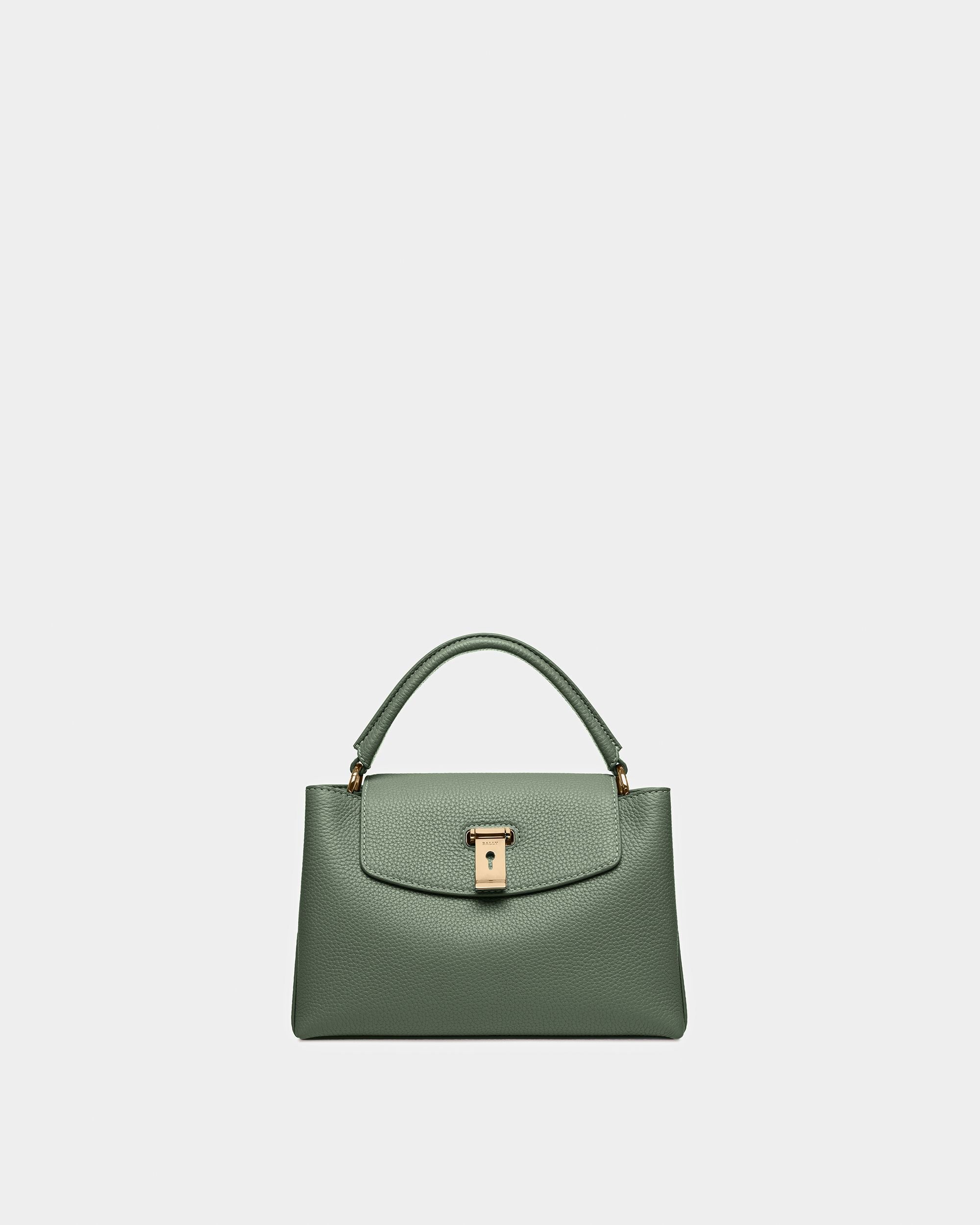 Layka Small Henkeltasche Aus Leder In Salbei - Damen - Bally - 01