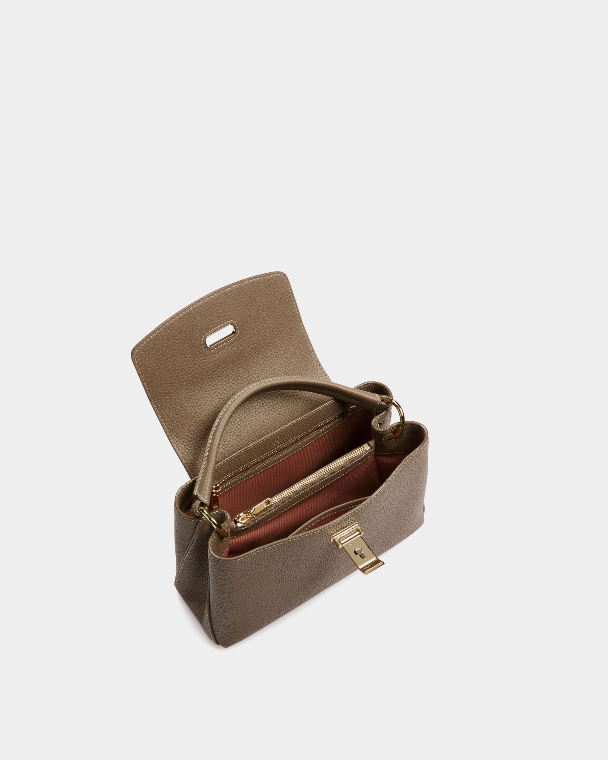 Layka Henkeltasche Aus Leder In Hellbraun - Damen - Bally - 04