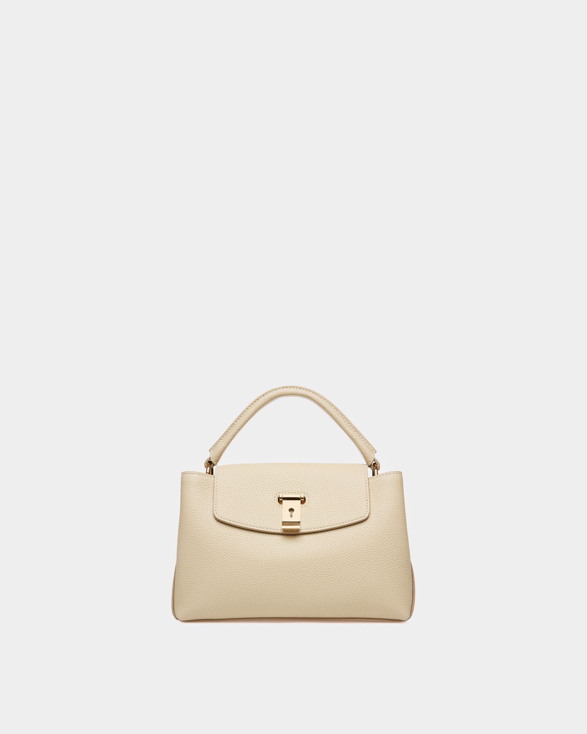 Layka Henkeltasche Aus Leder In Fossil - Damen - Bally - 01