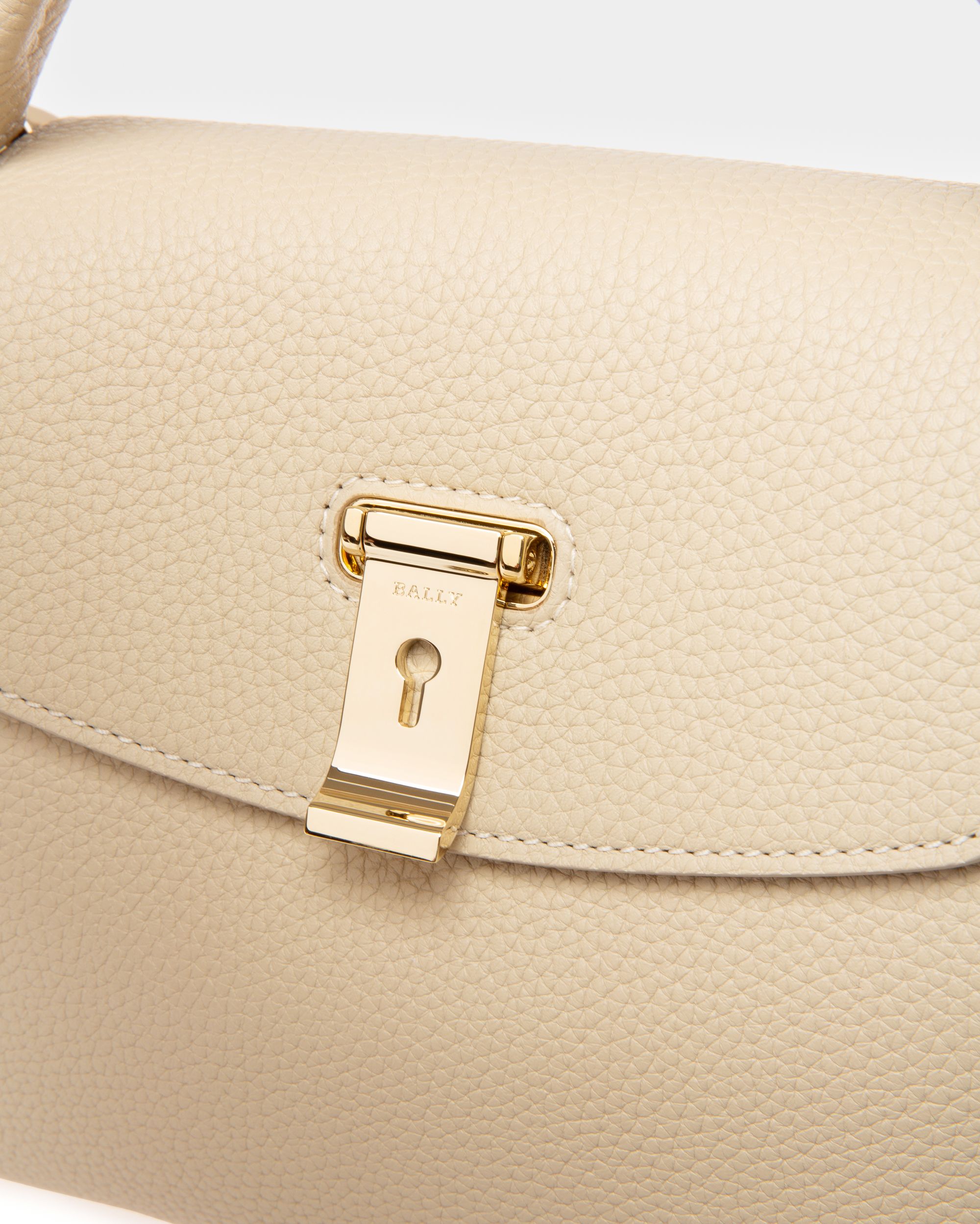 Layka Henkeltasche Aus Leder In Fossil - Damen - Bally - 05