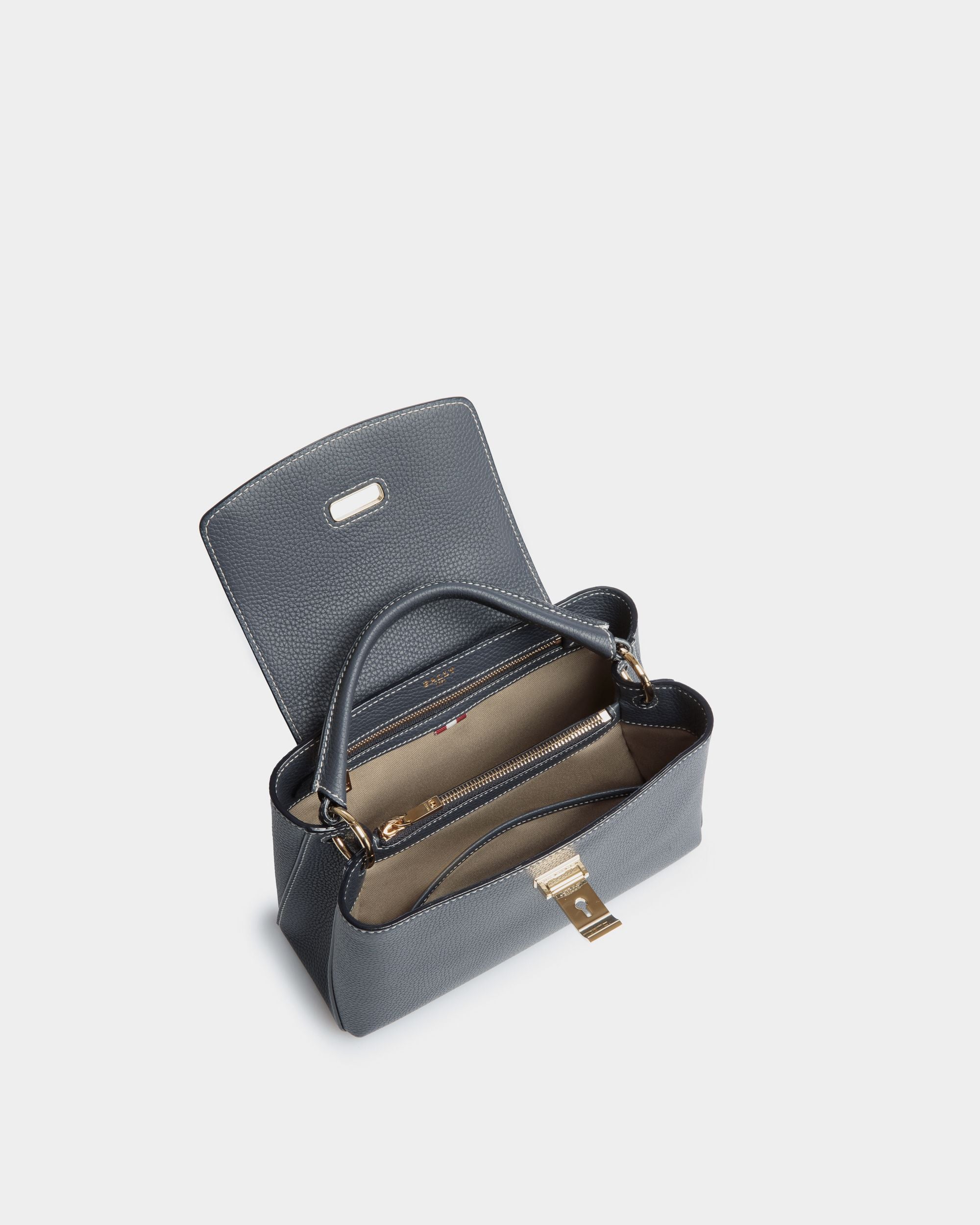 Kleine Lock Me Henkeltasche Aus Leder - Damen - Bally - 04