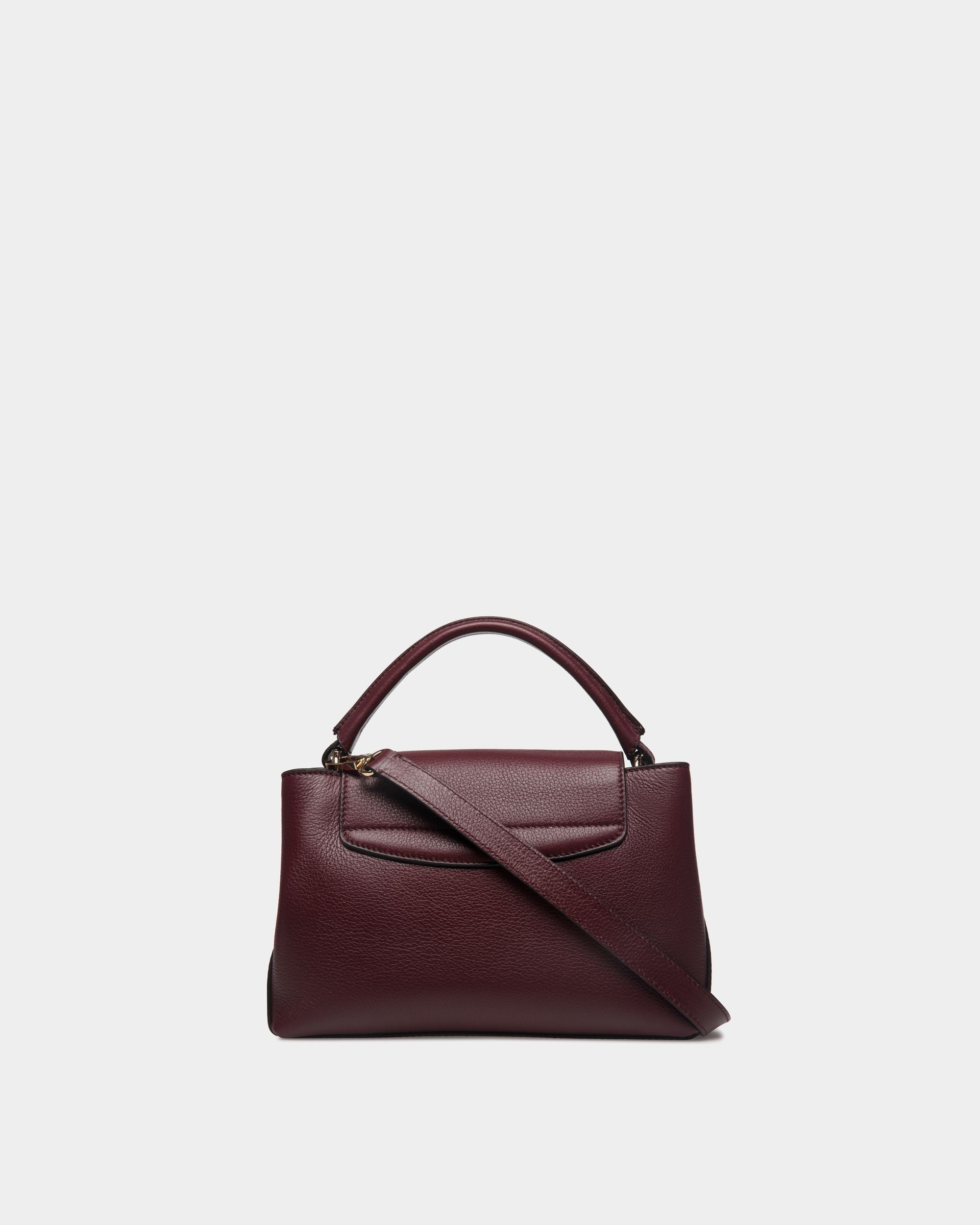 Kleine Lock Me Henkeltasche Aus Genarbtem Leder In Andorra - Damen - Bally - 03