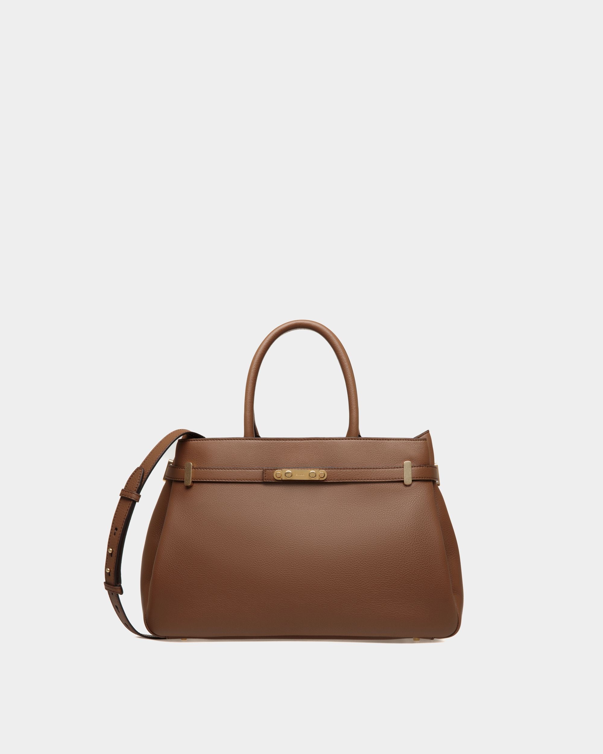 Carriage Tragetasche Aus Braunem Leder - Damen - Bally - 01