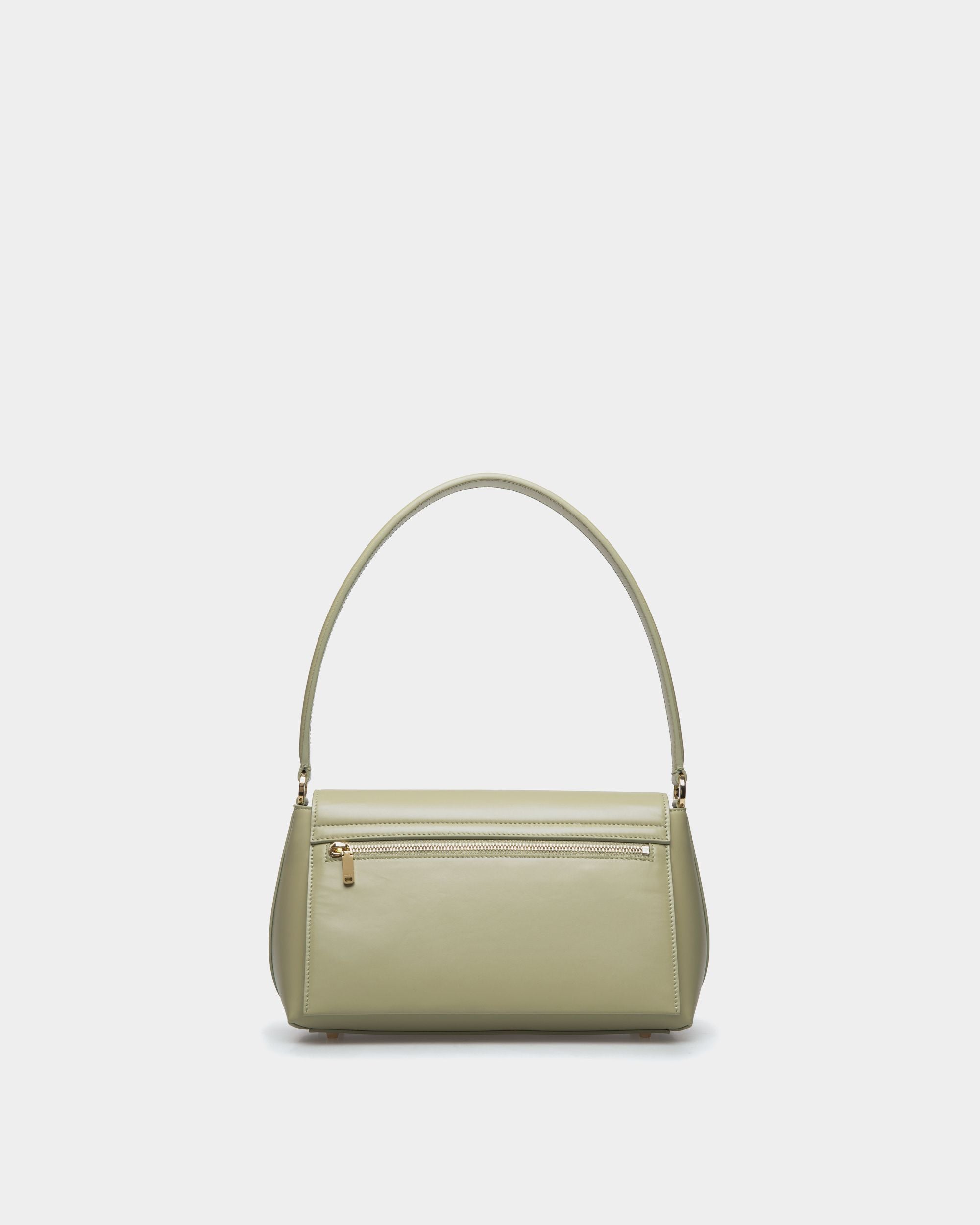 Kleine Henkeltasche Ollam Aus Leder In Light Green - Damen - Bally - 02