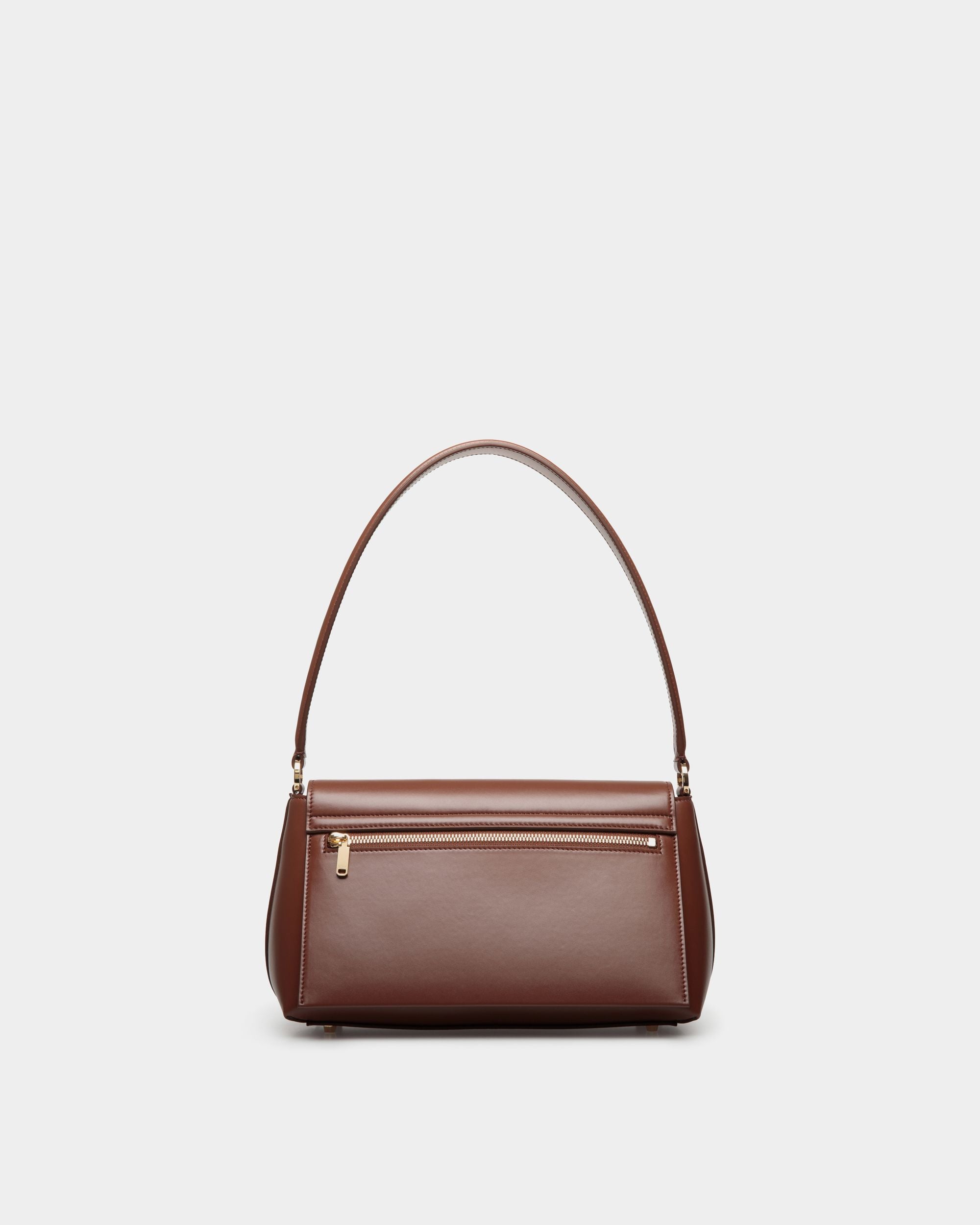 Kleine Henkeltasche Ollam Aus Braunem Leder - Damen - Bally - 02