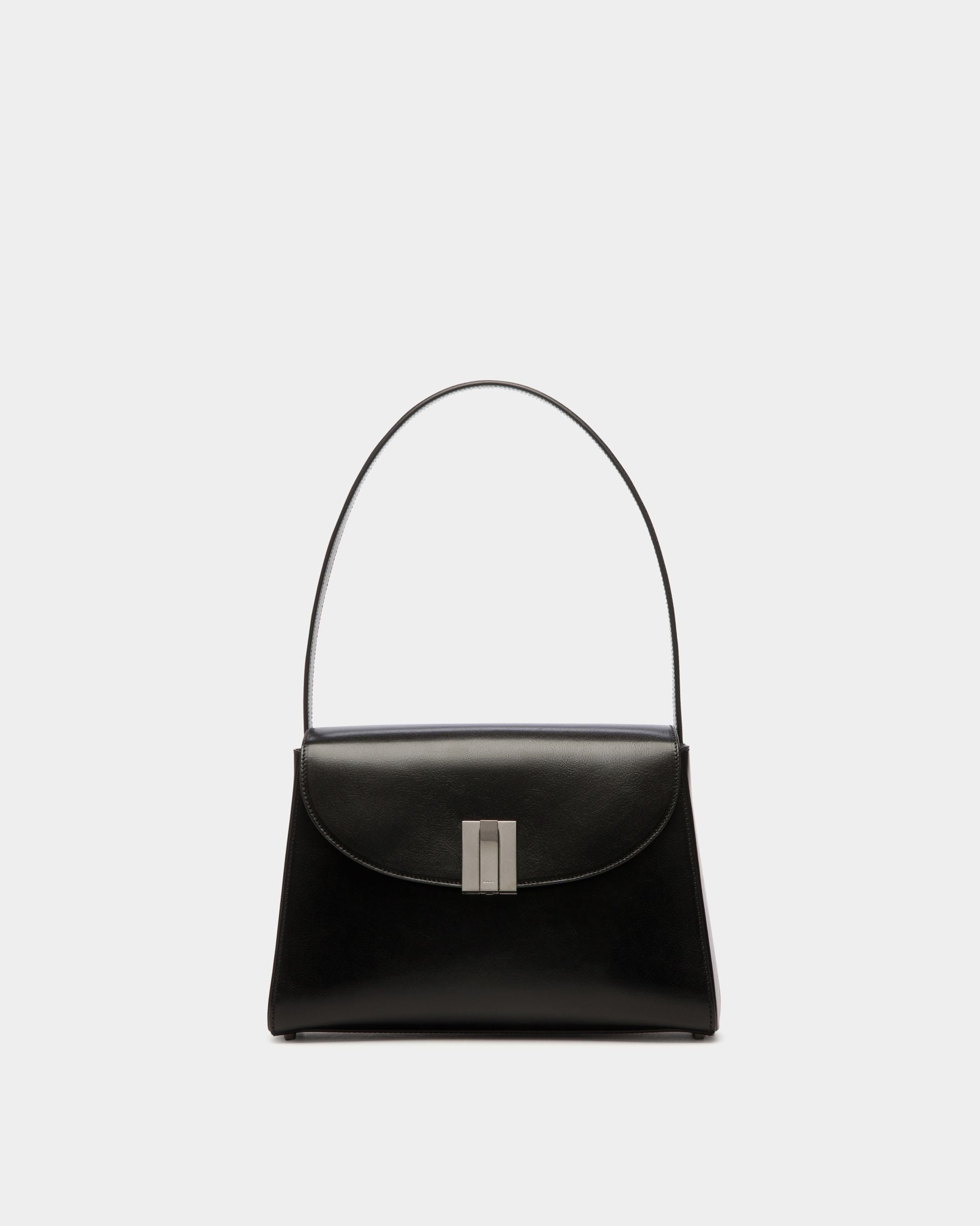Ollam Schultertasche Aus Leder In Schwarz - Damen - Bally - 01