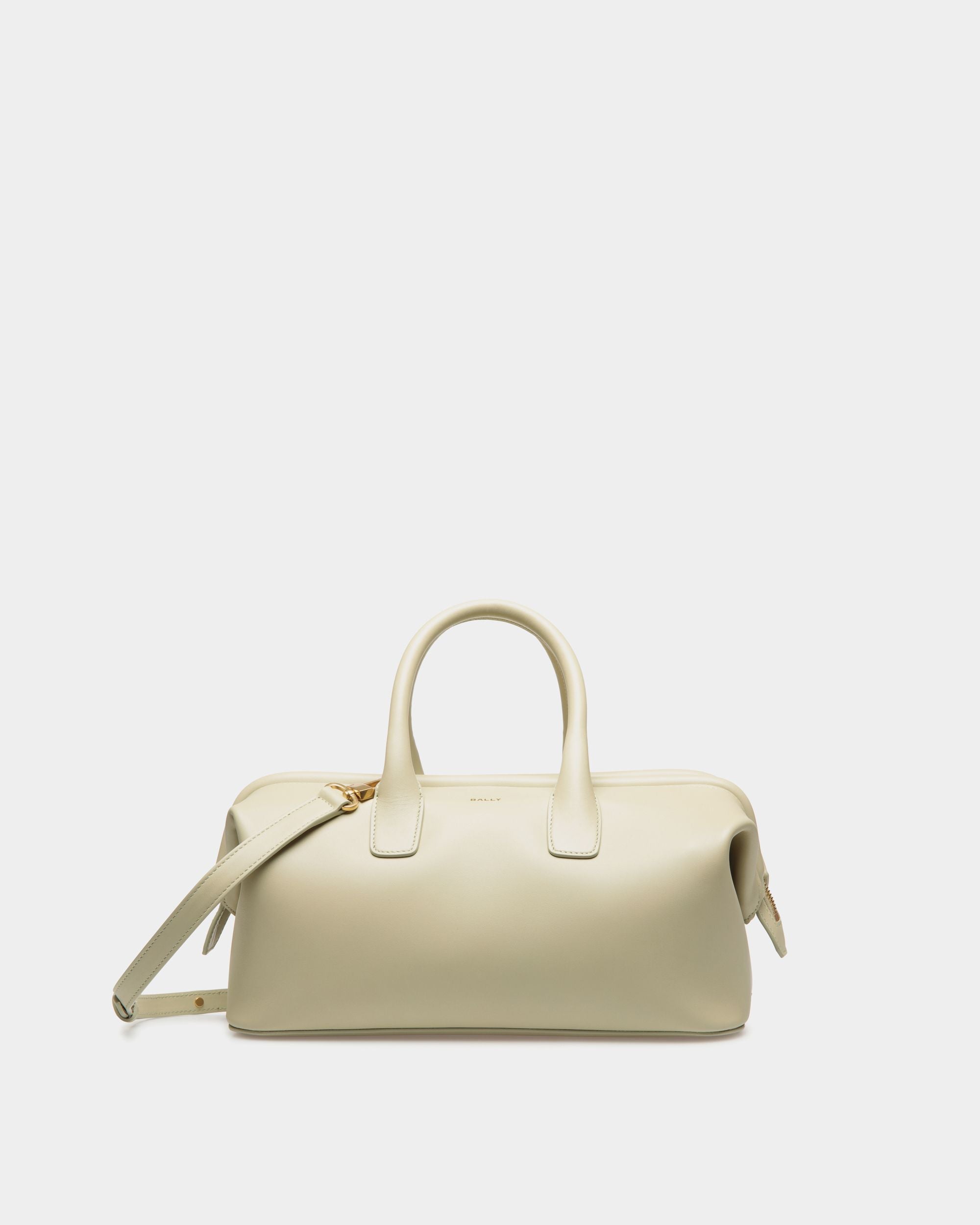 Kleine Henkeltasche Belle Aus Leder In Light Green - Damen - Bally - 01