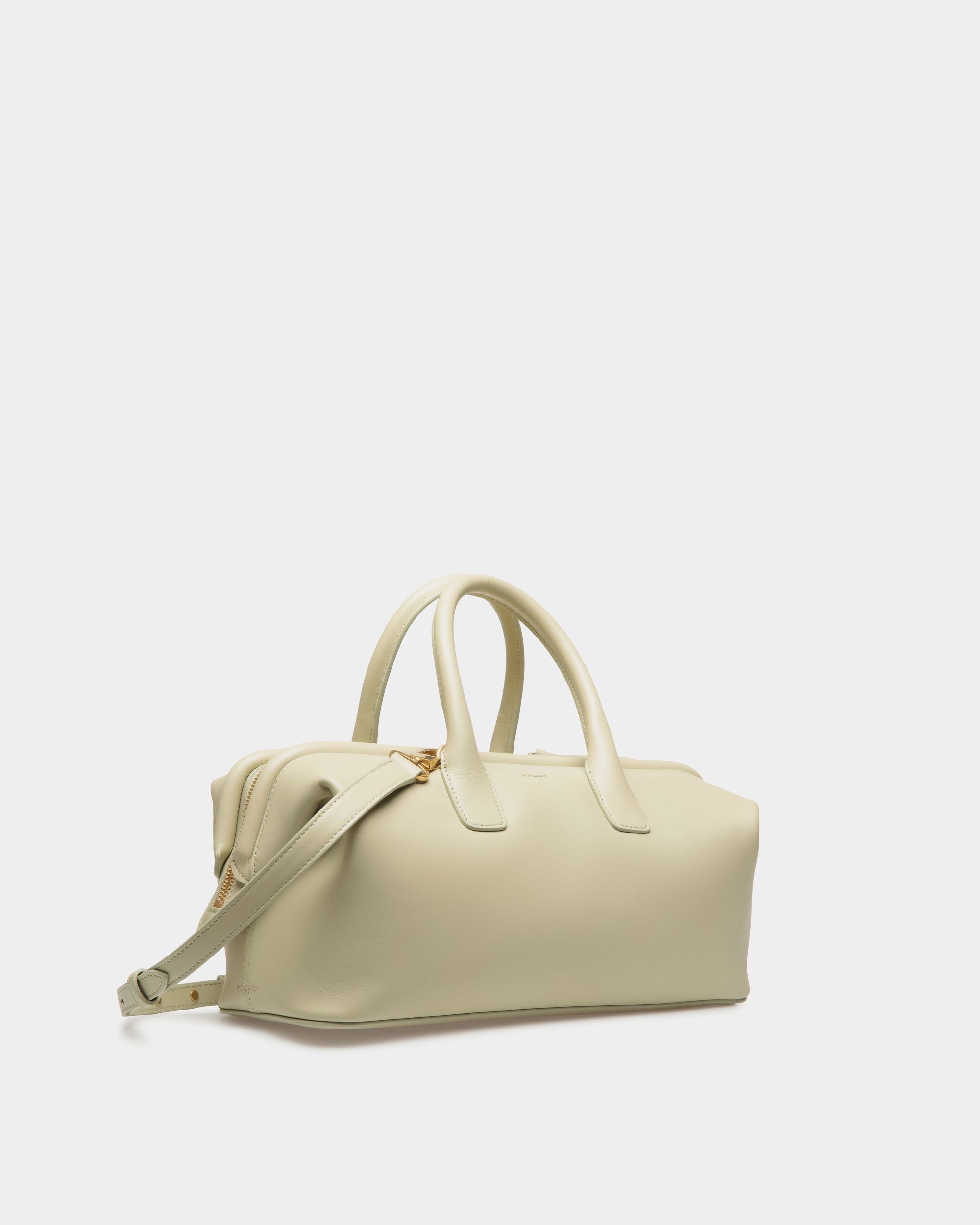 Kleine Henkeltasche Belle Aus Leder In Light Green - Damen - Bally - 04