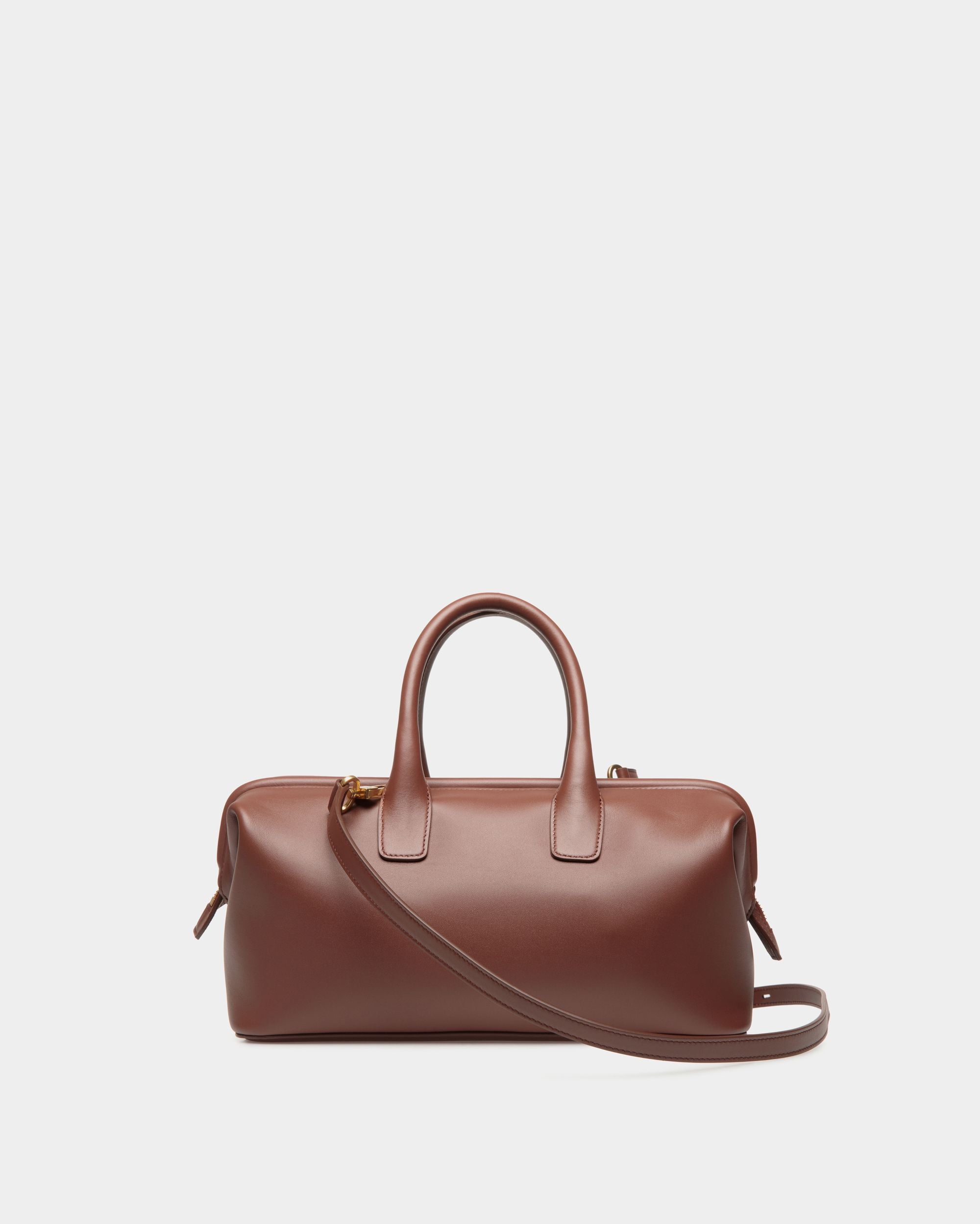 Kleine Henkeltasche Belle Aus Leder In Braun - Damen - Bally - 03