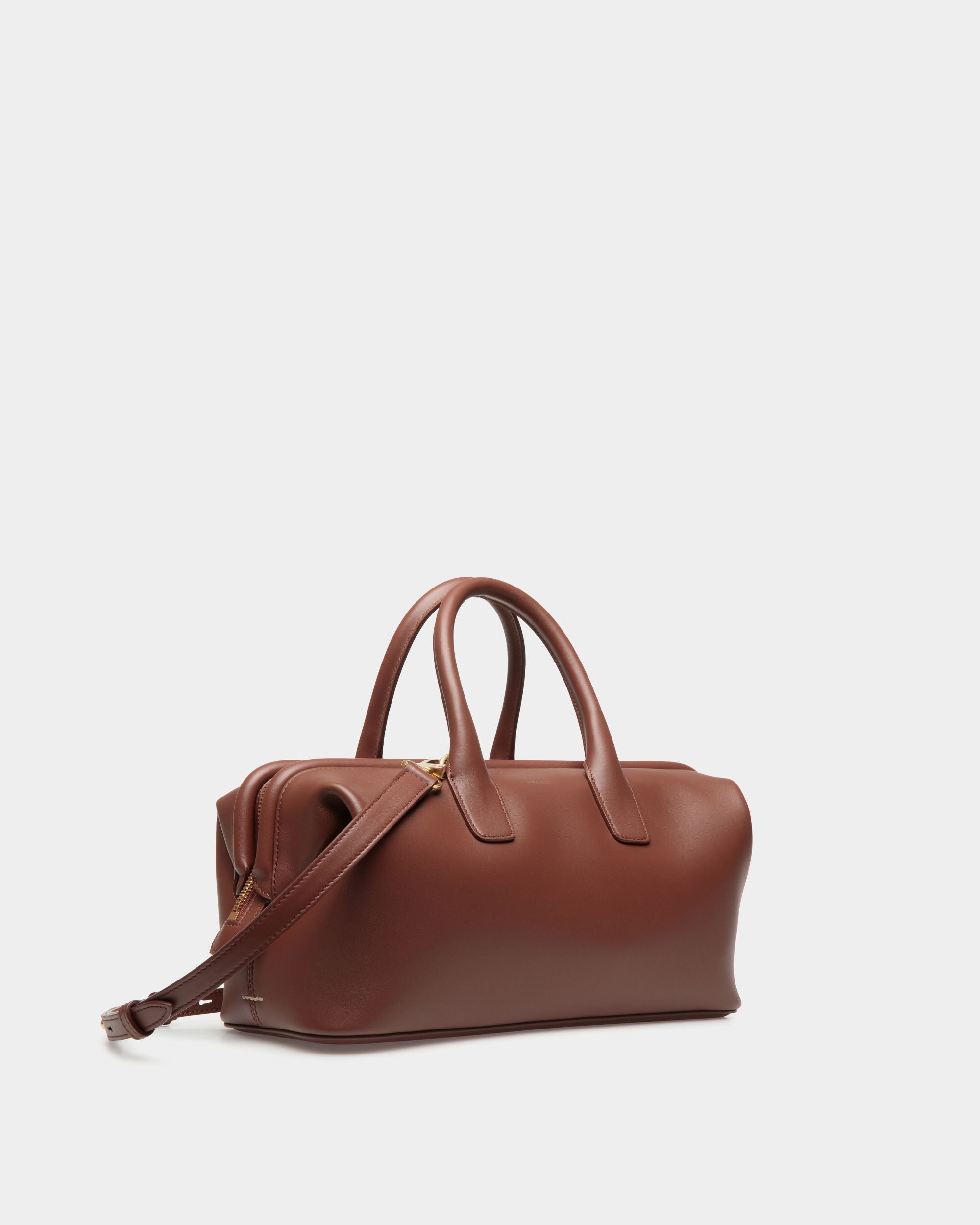Kleine Henkeltasche Belle Aus Leder In Braun - Damen - Bally - 04