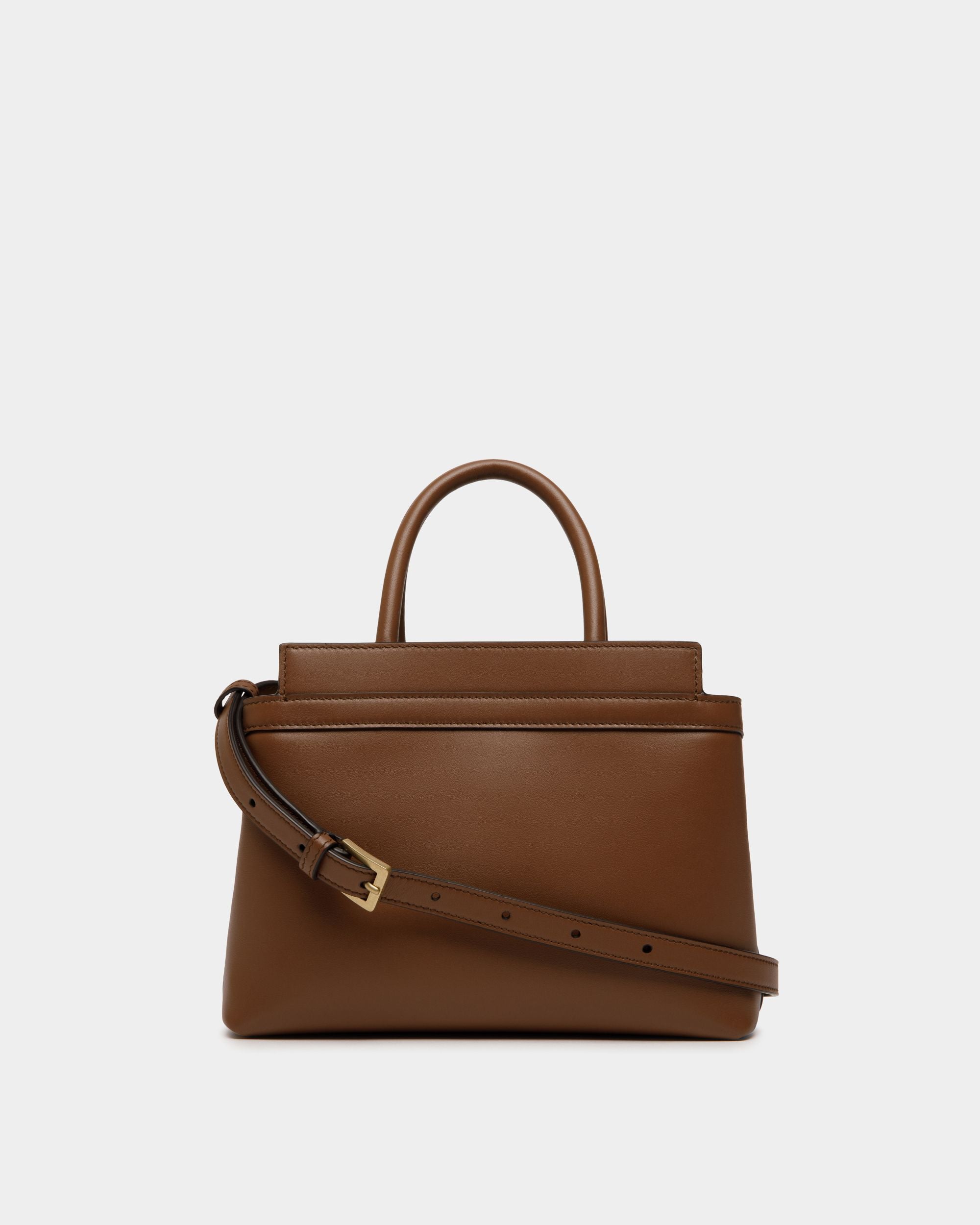 Kleine Deco Tragetasche Aus Leder In Braun - Damen - Bally - 02