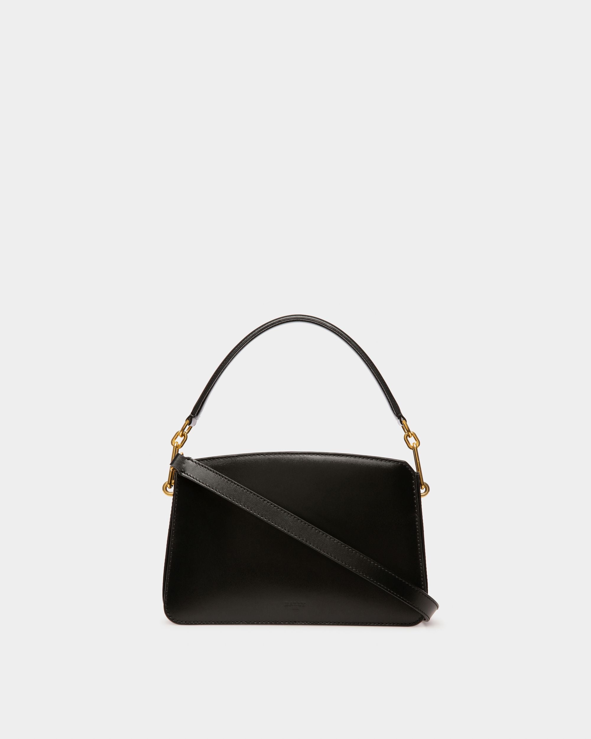 Bernine Henkeltasche Aus Schwarzem Leder - Damen - Bally - 03