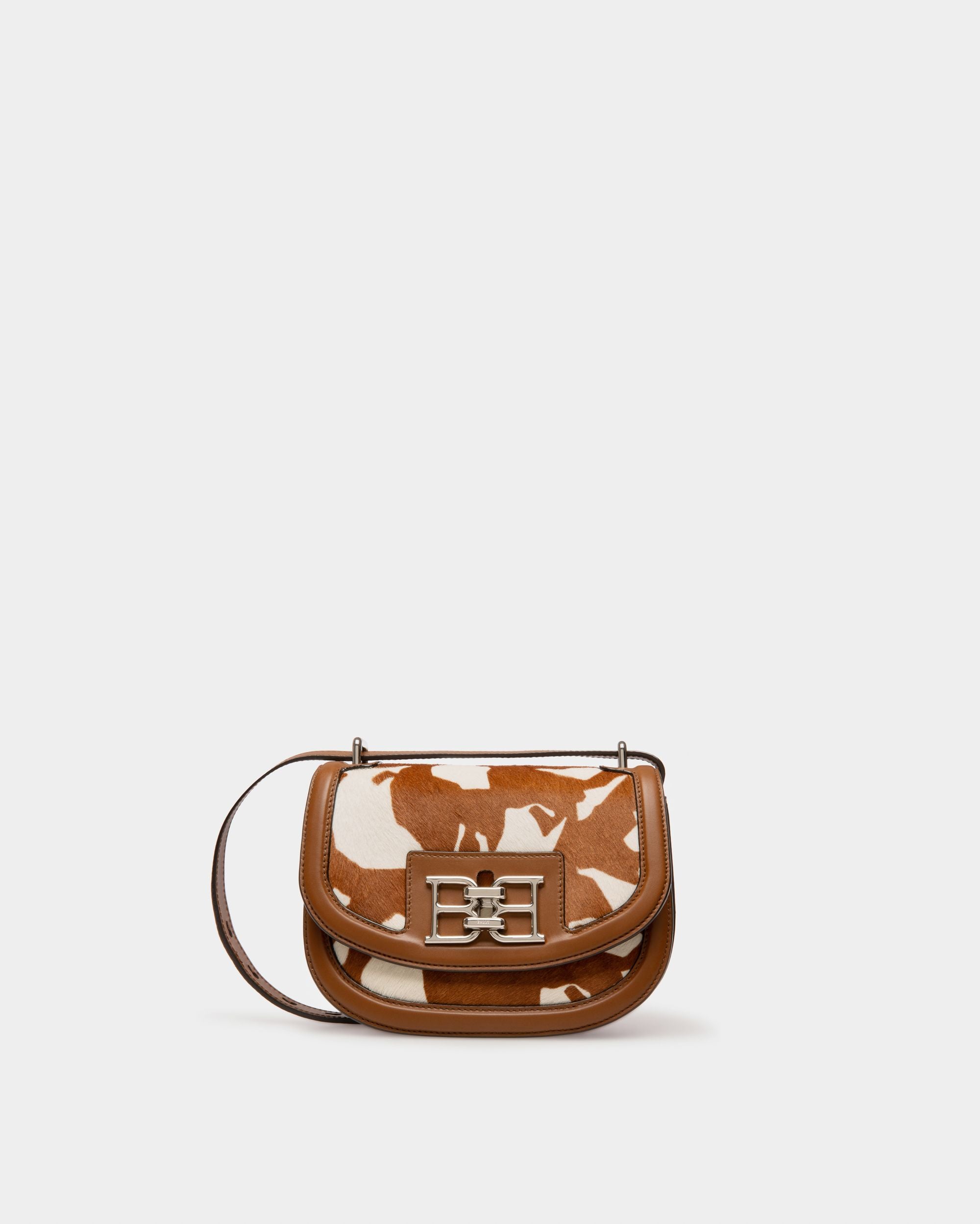 Baily Minitasche Aus Weissem Und Braunem Leder - Damen - Bally - 01