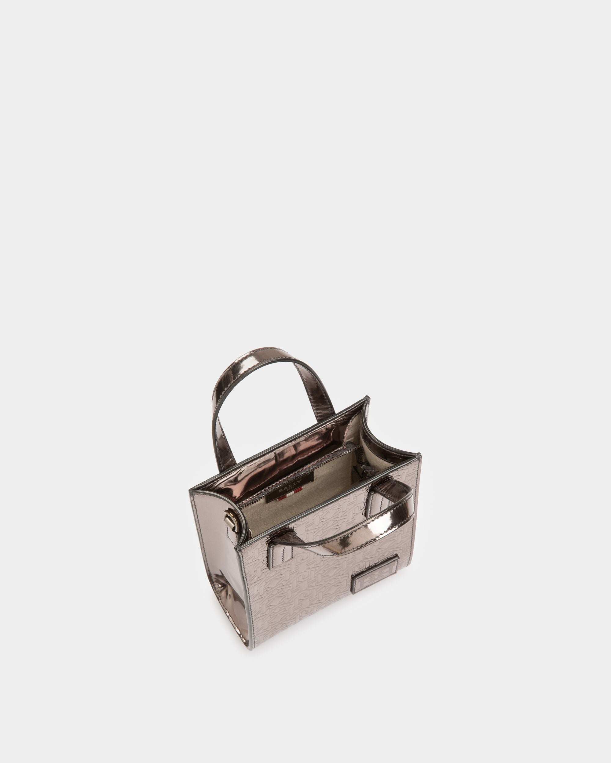 Crystalia Xs Minibag Aus Leder In Dunklem Mineral - Damen - Bally - 03