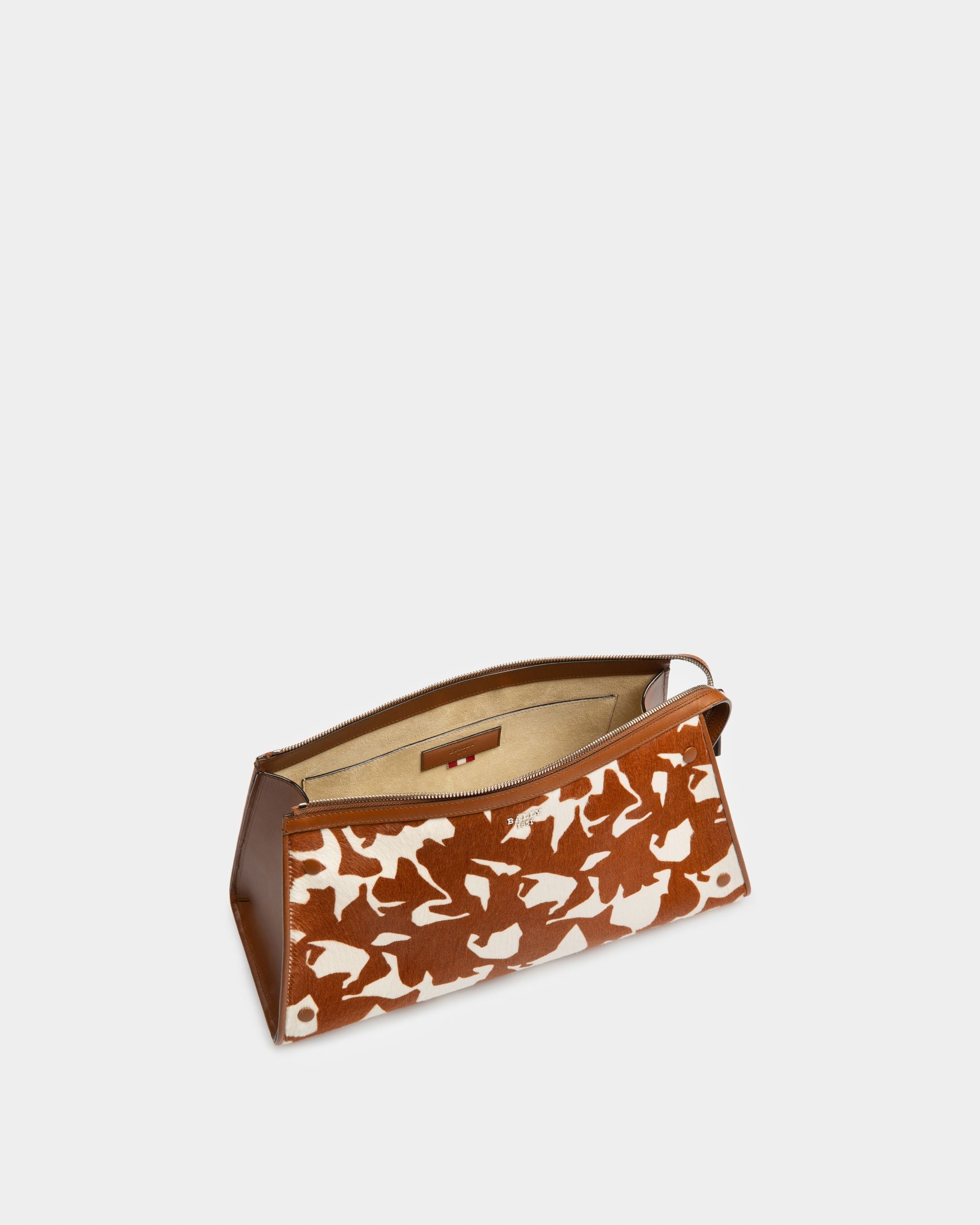Arieel Minitasche Aus Weißem Und Braunem Leder - Damen - Bally - 04