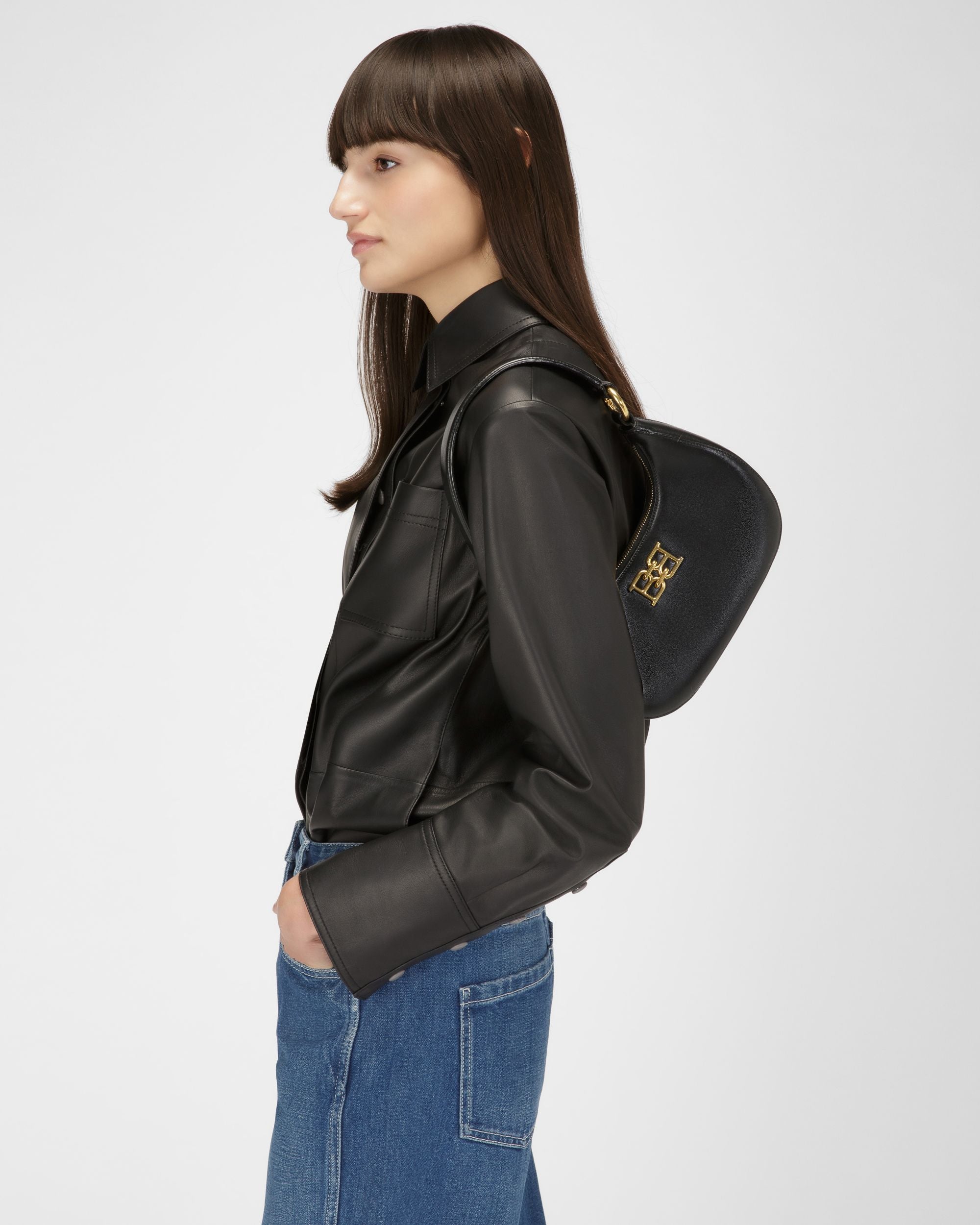 Bleyr Minitaschen Aus Schwarzem Leder - Damen - Bally - 01