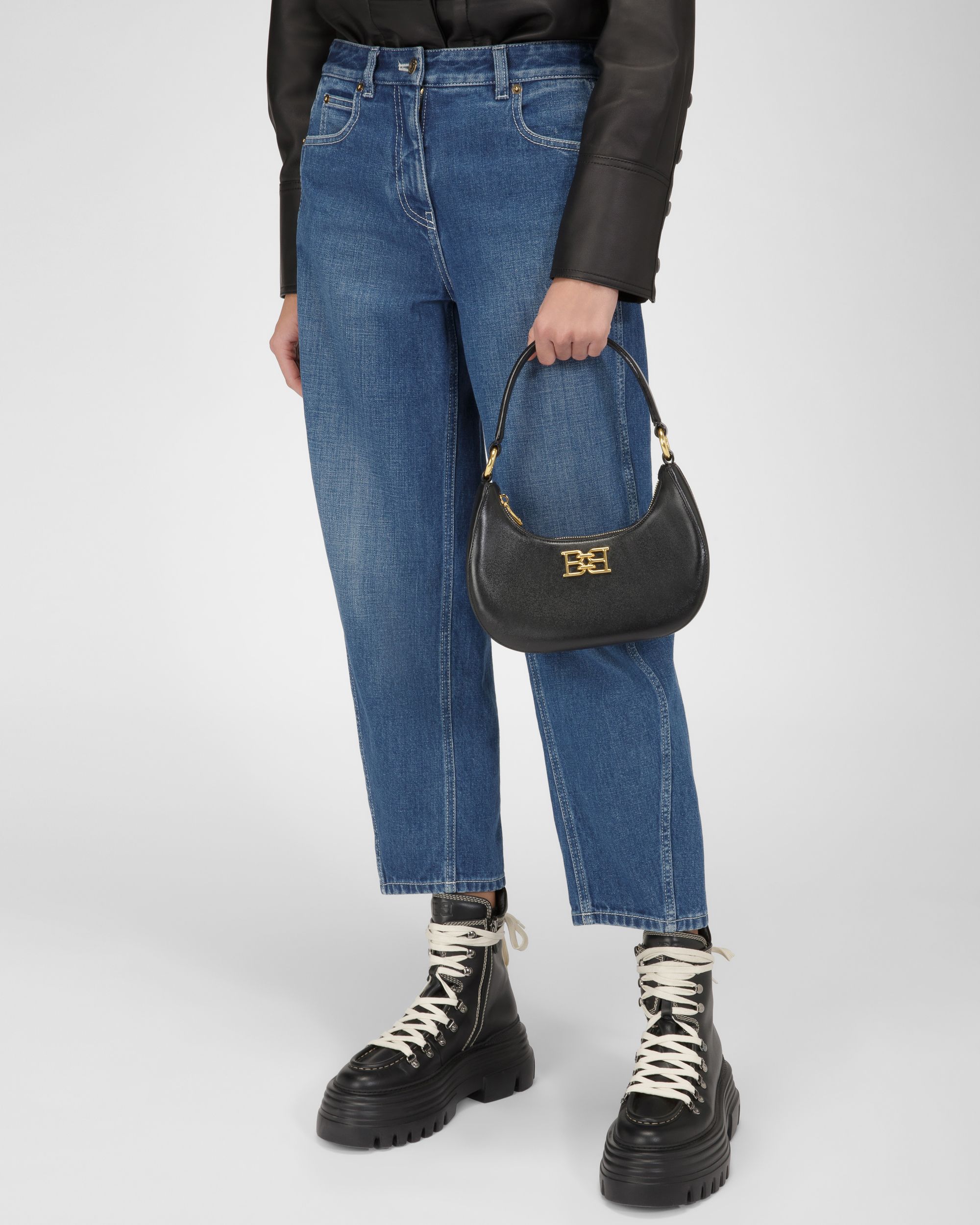 Bleyr Minitaschen Aus Schwarzem Leder - Damen - Bally - 02