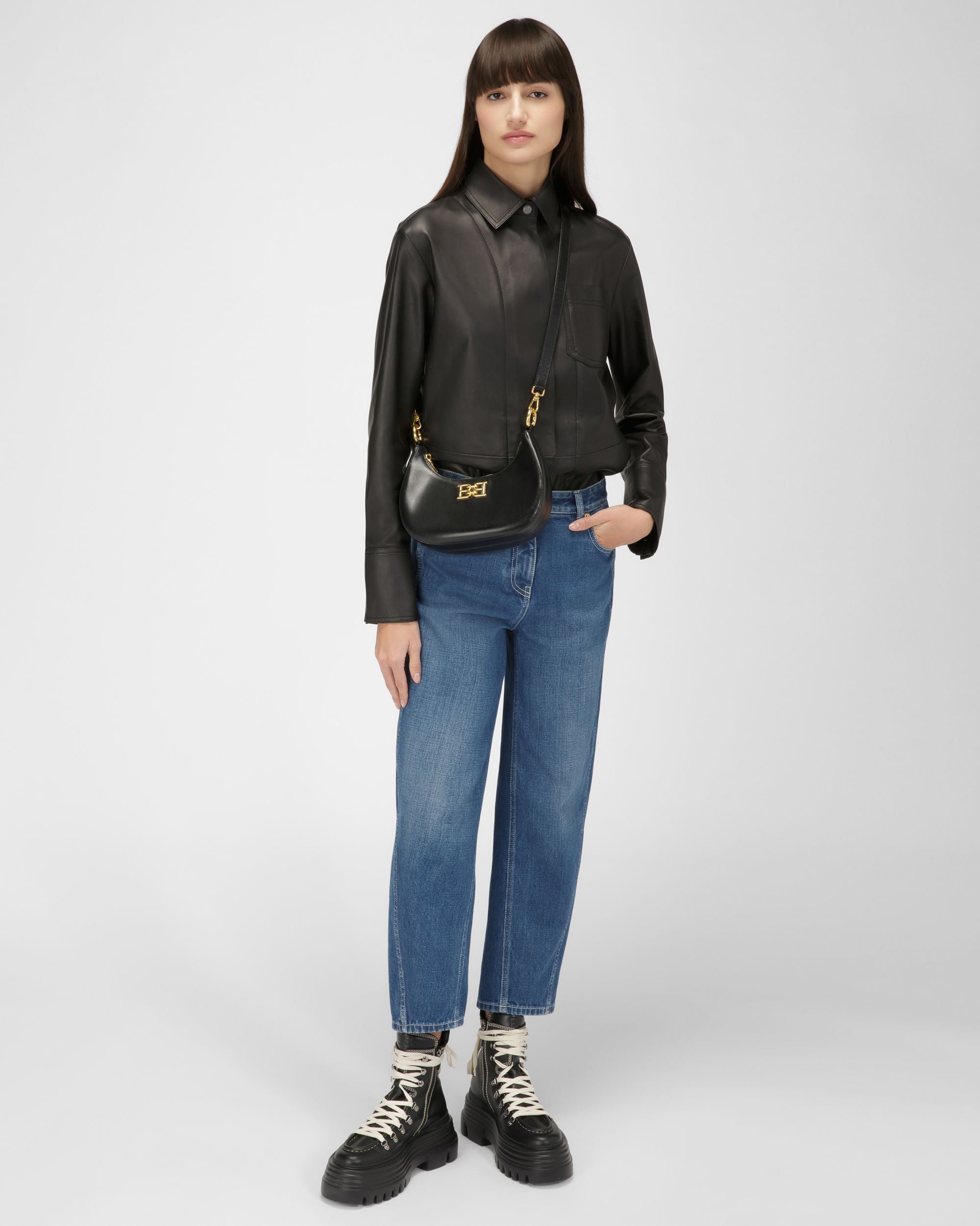 Bleyr Minitaschen Aus Schwarzem Leder - Damen - Bally - 03