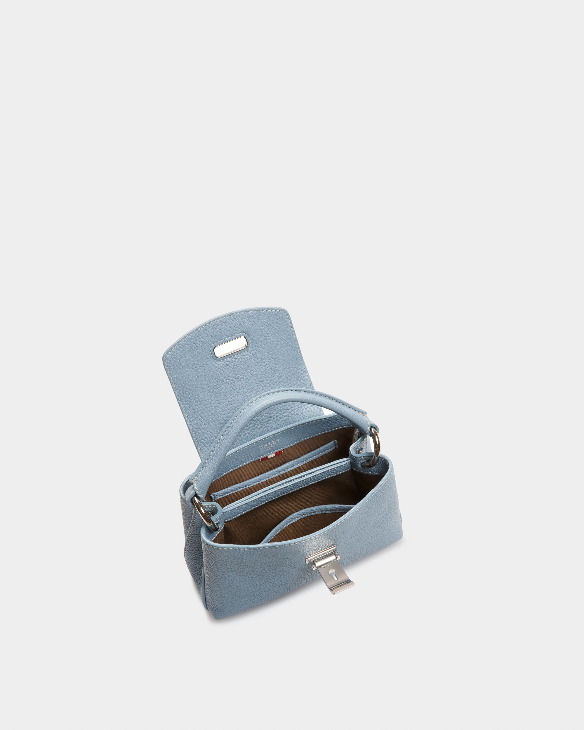 Layka Xs Leder-Minibag In Hellblau - Damen - Bally - 04