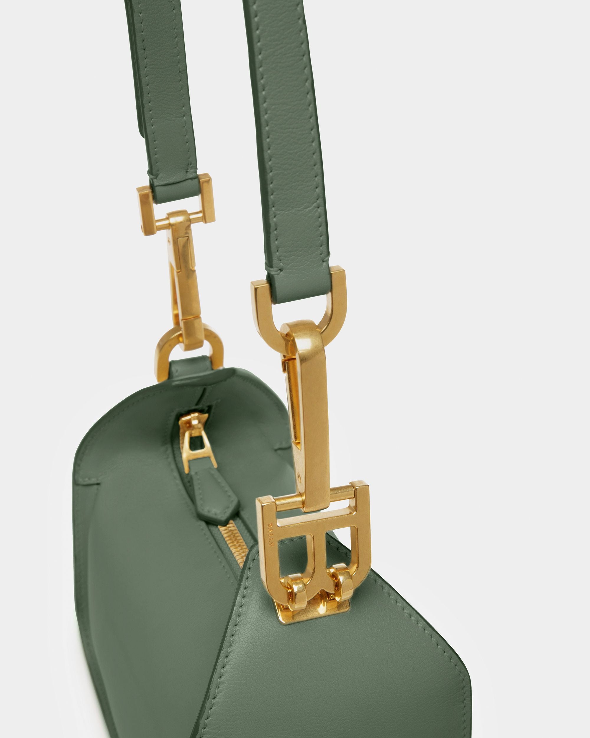 B-Hook XS Leder-Minibag In Salbei - Damen - Bally - 04