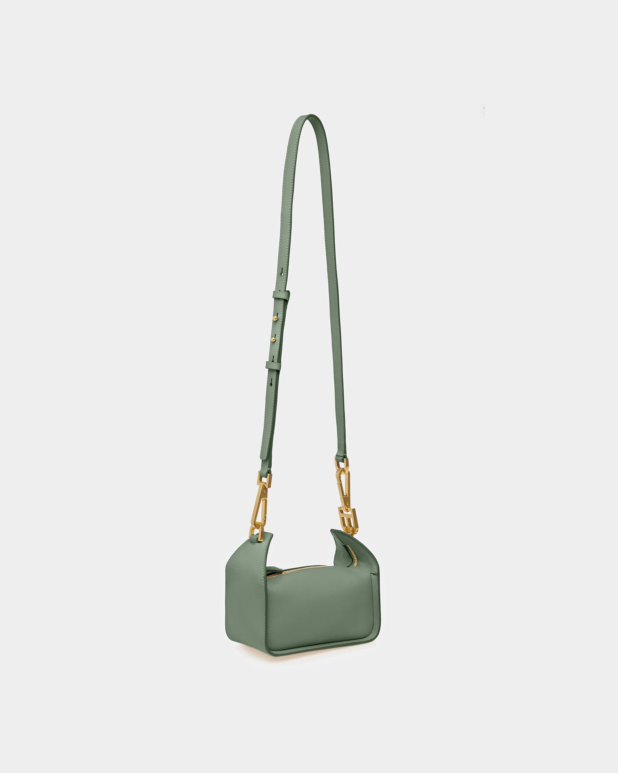 B-Hook XS Leder-Minibag In Salbei - Damen - Bally - 08