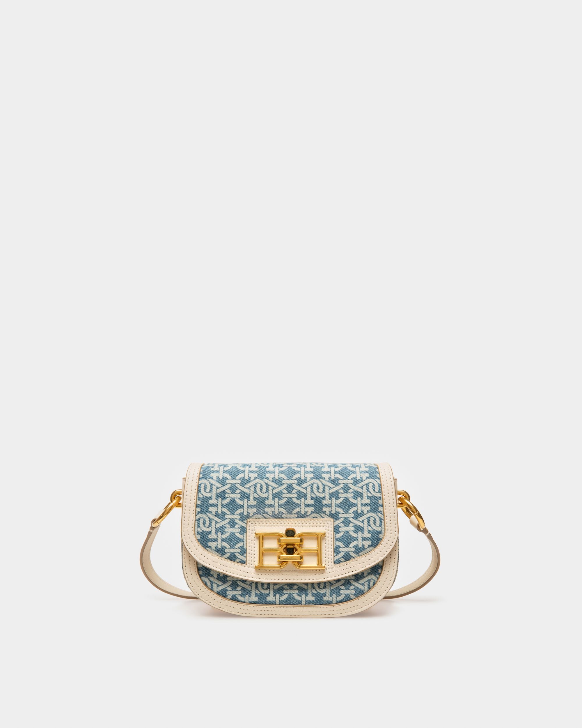 Baily Minitasche Aus Blauem Bio-Baumwolldenim - Damen - Bally - 01