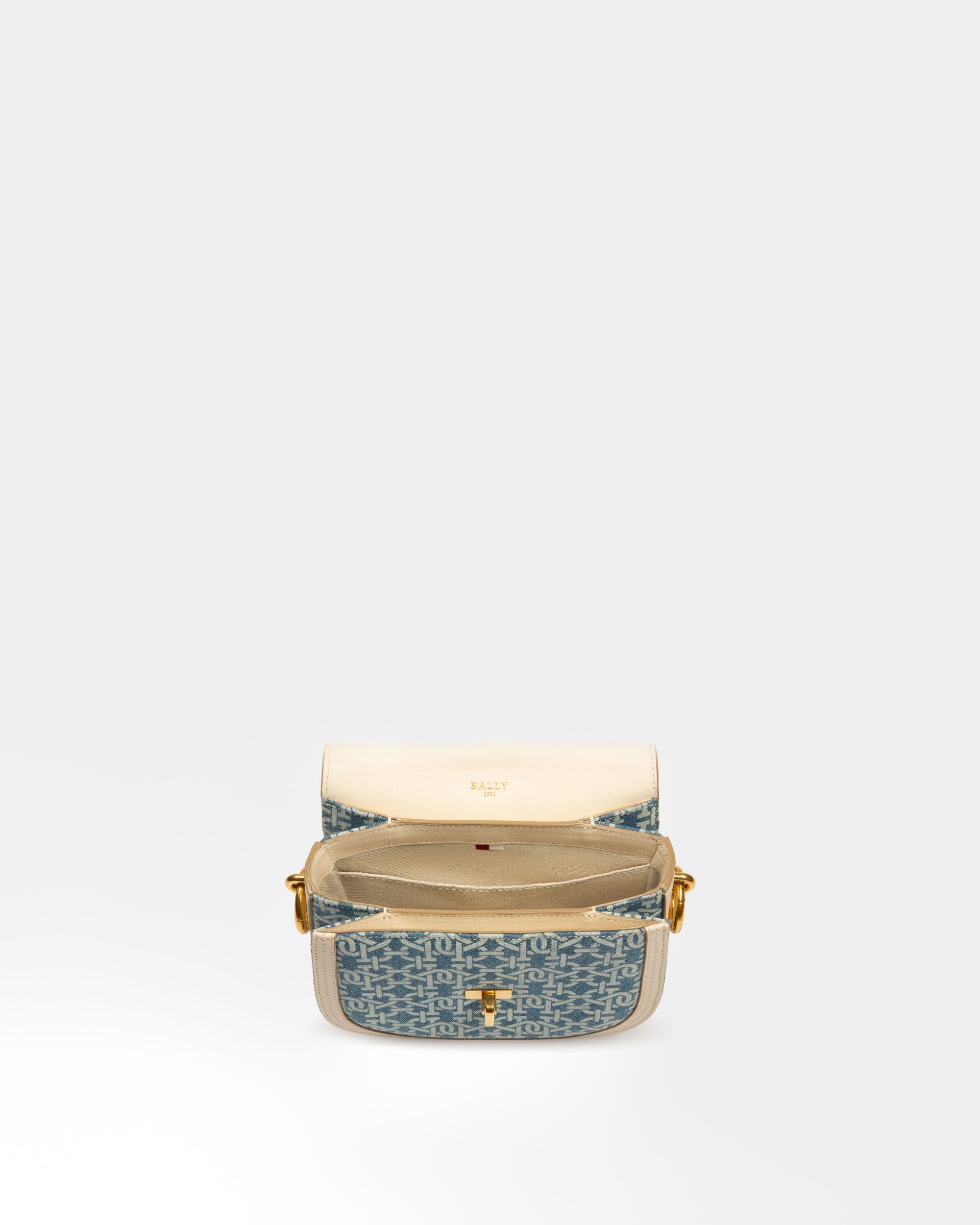Baily Minitasche Aus Blauem Bio-Baumwolldenim - Damen - Bally - 03