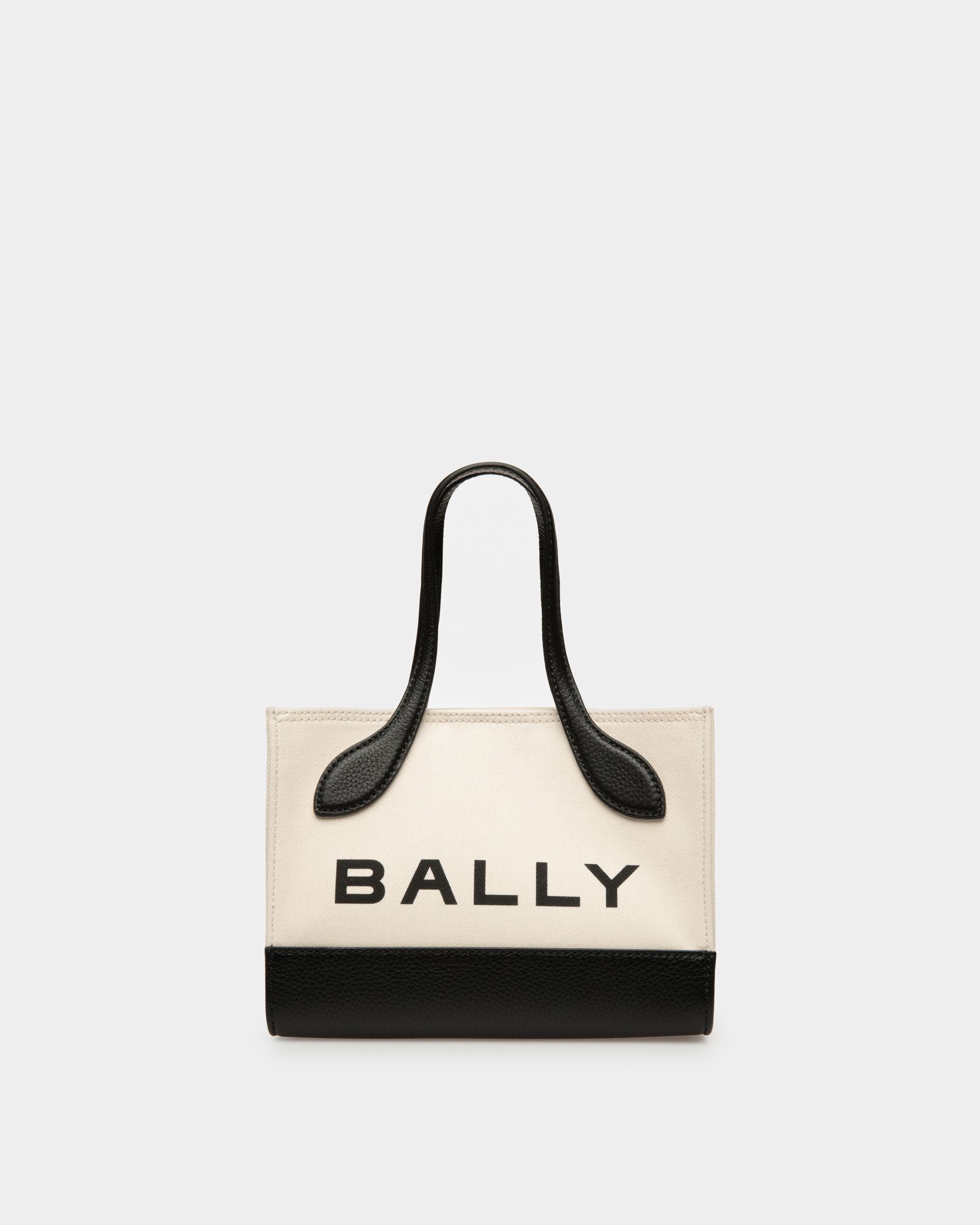 Bar Minibag Aus Textil In Natur Und Schwarz - Damen - Bally - 01