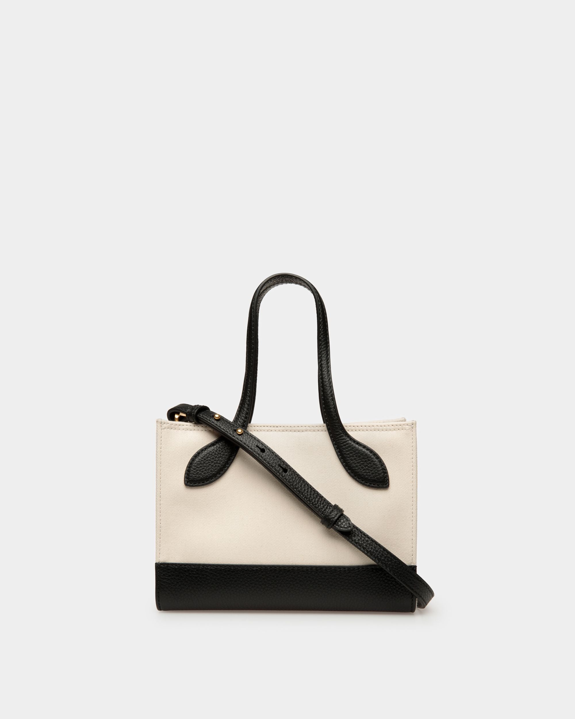 Bar Minibag Aus Textil In Natur Und Schwarz - Damen - Bally - 03
