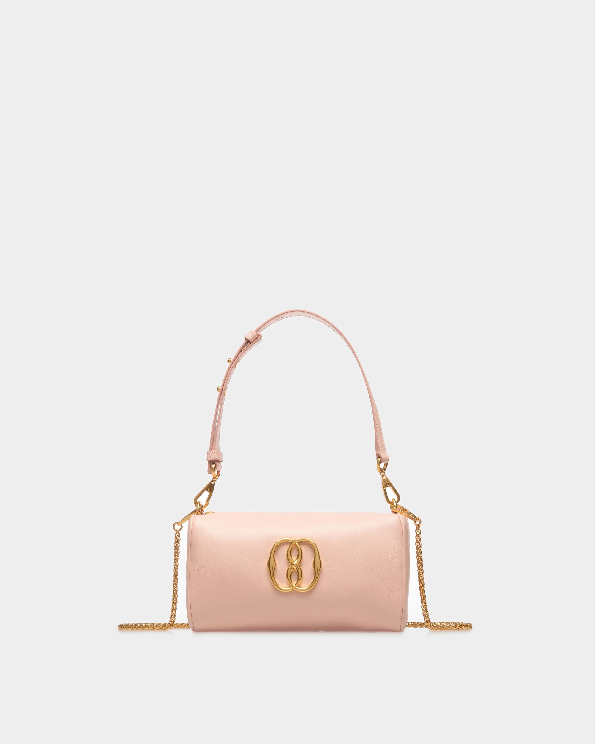 Emblem Minibag Aus Rosa Leder - Damen - Bally - 01