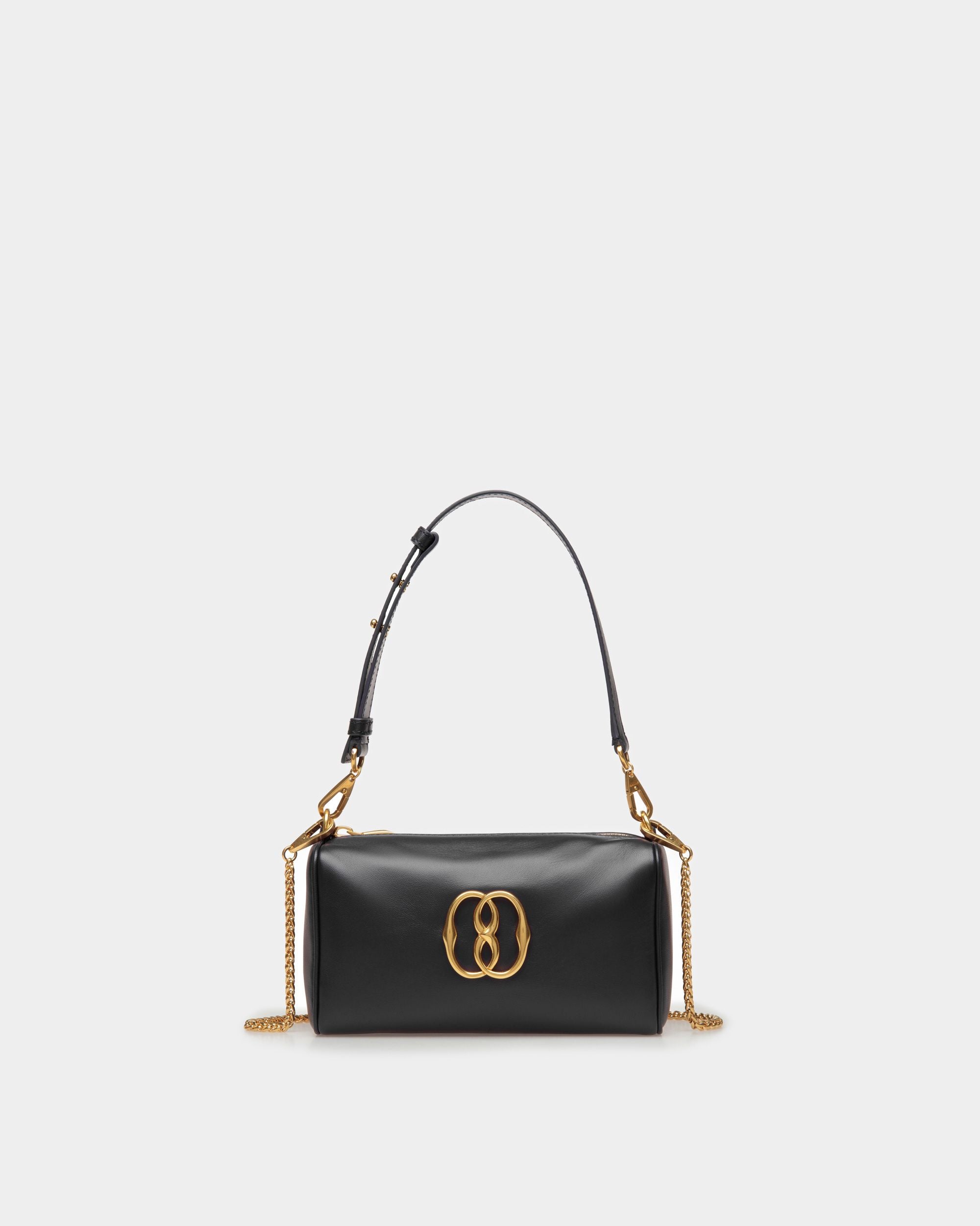 Emblem Minibag Aus Leder In Schwarz - Damen - Bally - 01